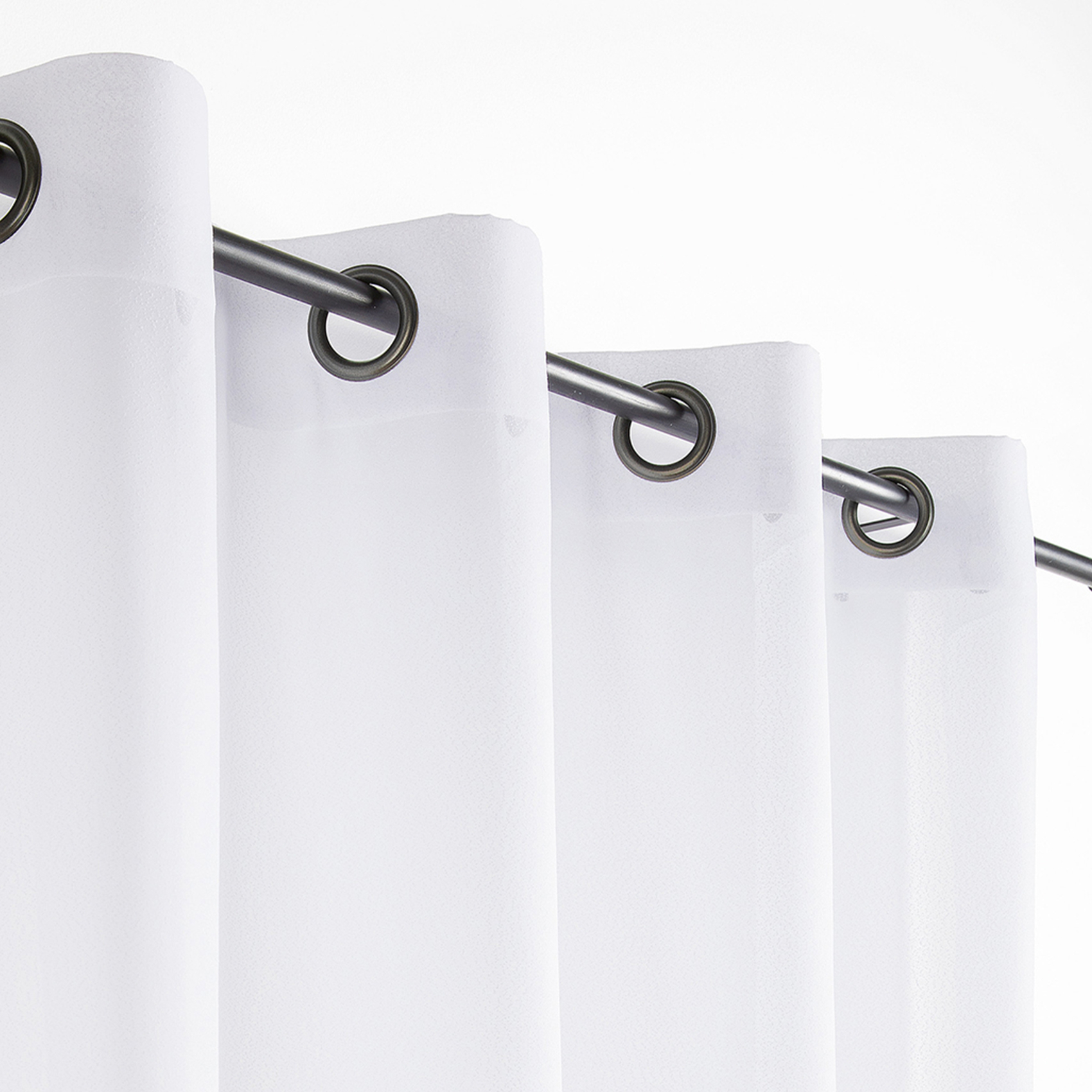 Voilage effet naturel avec fils en relief — vue 4