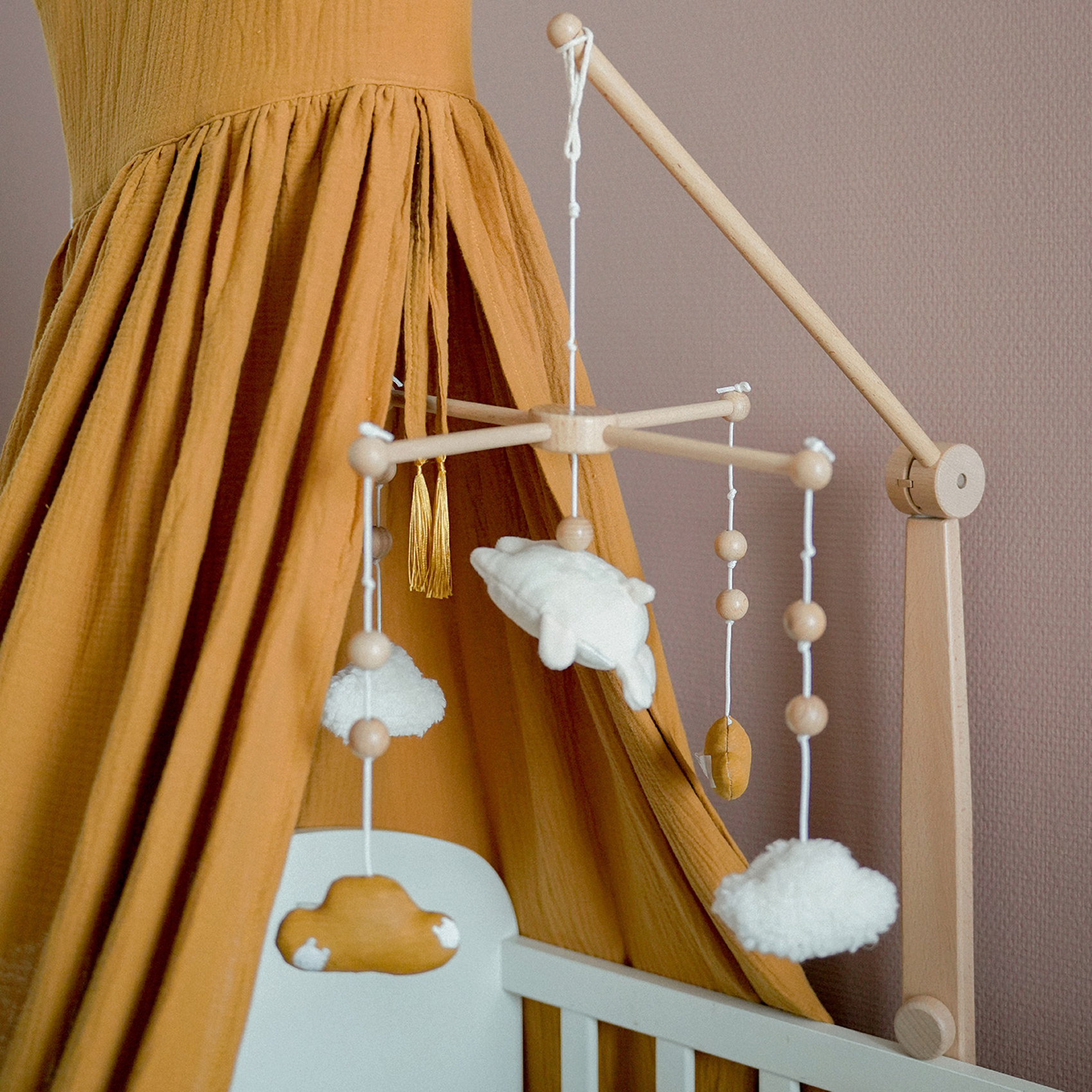 Mobile musical ours et nuages pour bébé — vue 4