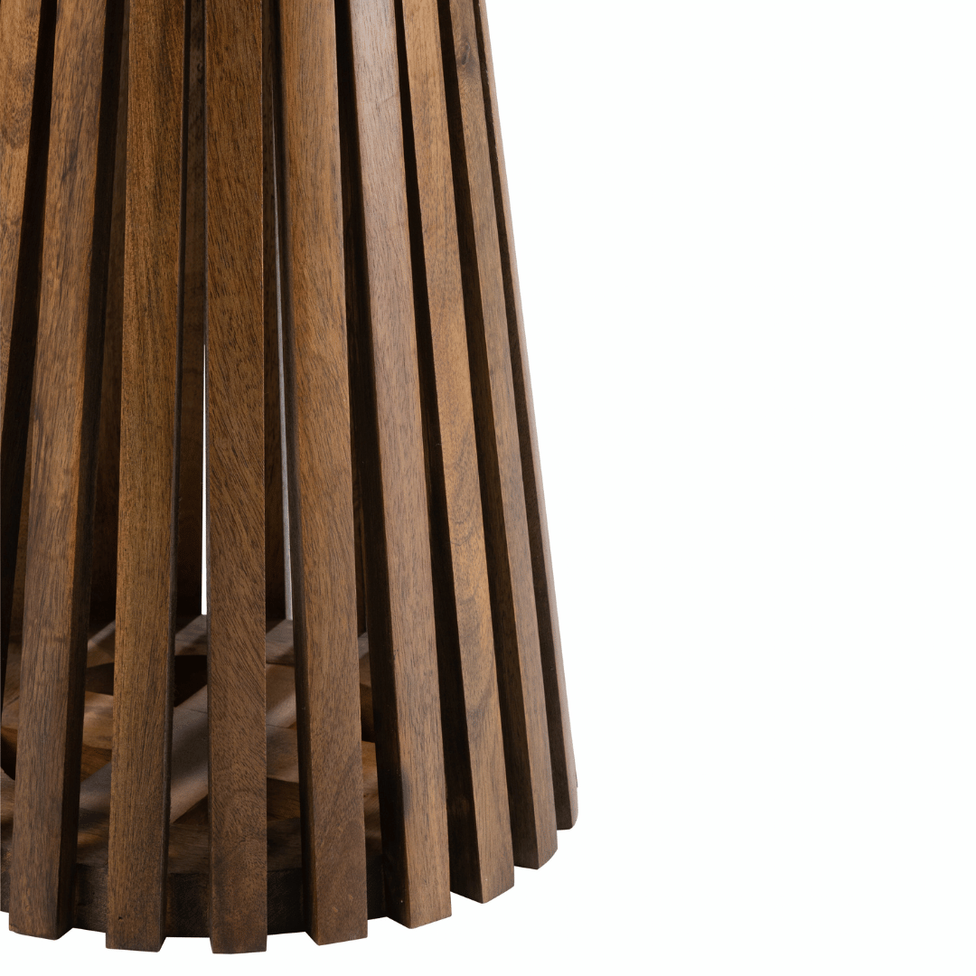 Table basse en bois de manguier foncé J-Line — vue 3