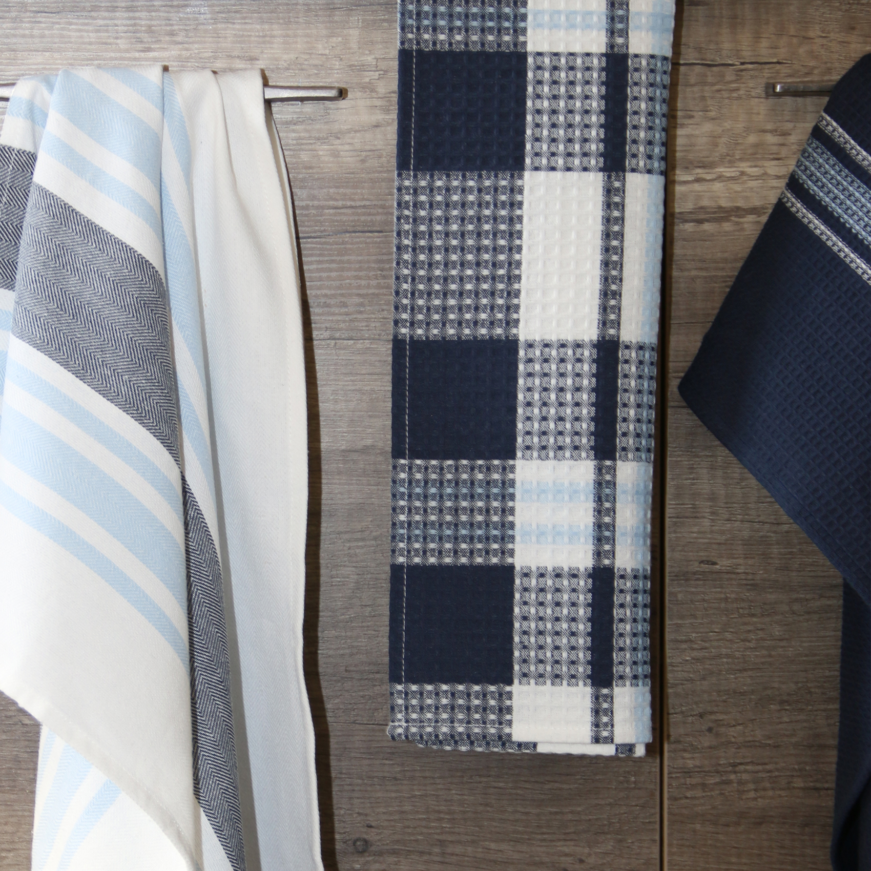 Set de 3 torchons cuisine  coton 50x70 cm — vue 3