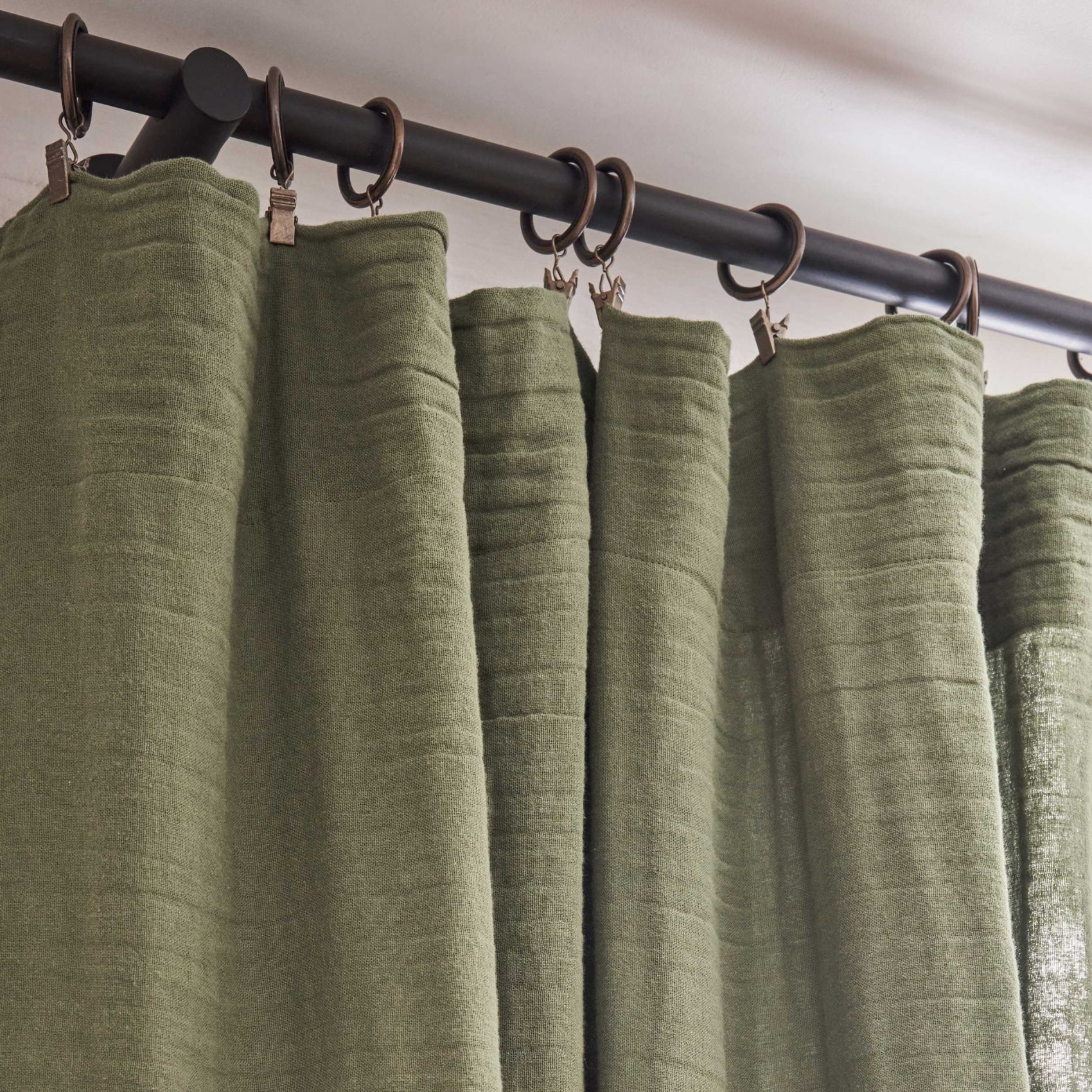 Rideau gaze de coton ajustable — vue 3