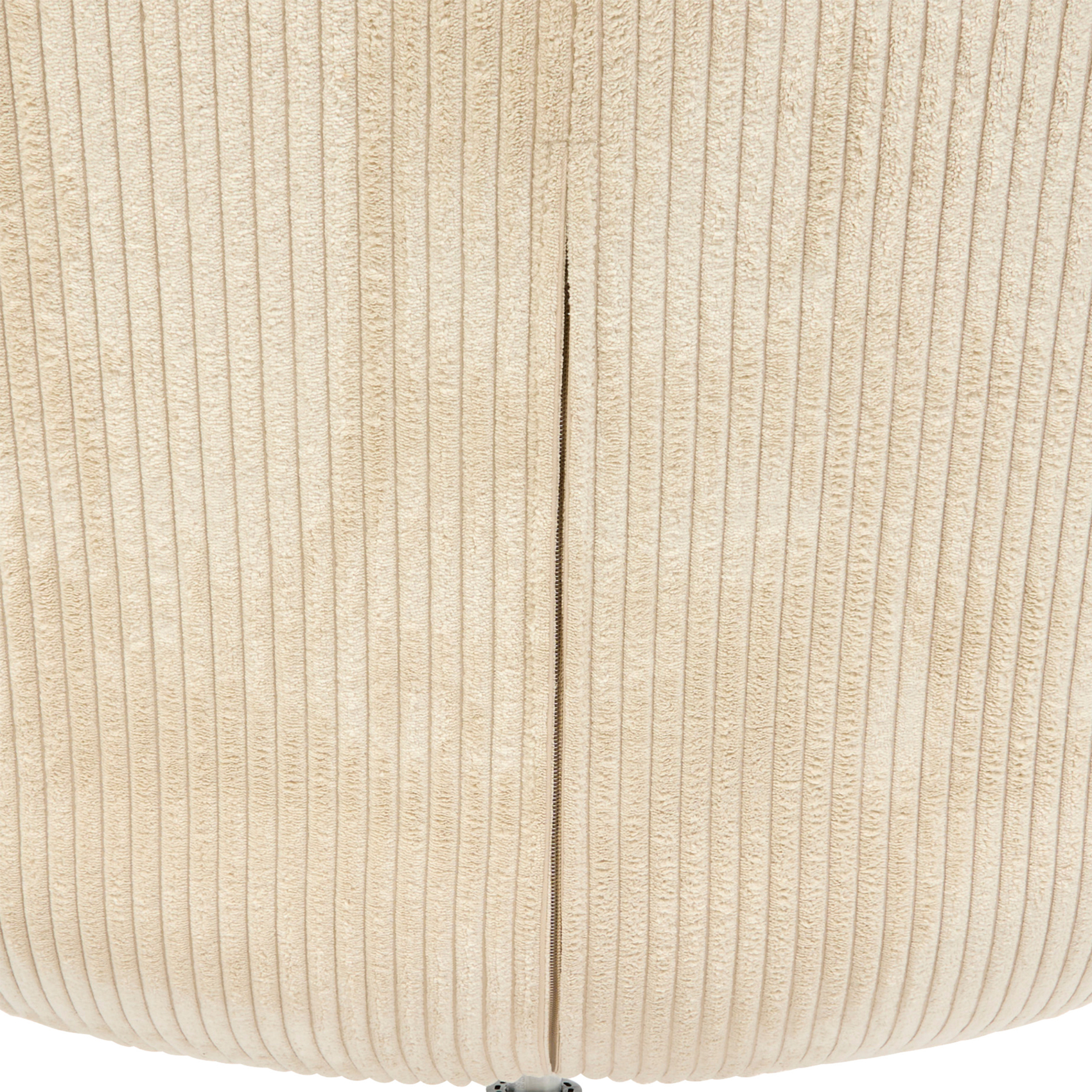 Fauteuil pivotant en tissu côtelé — vue 3