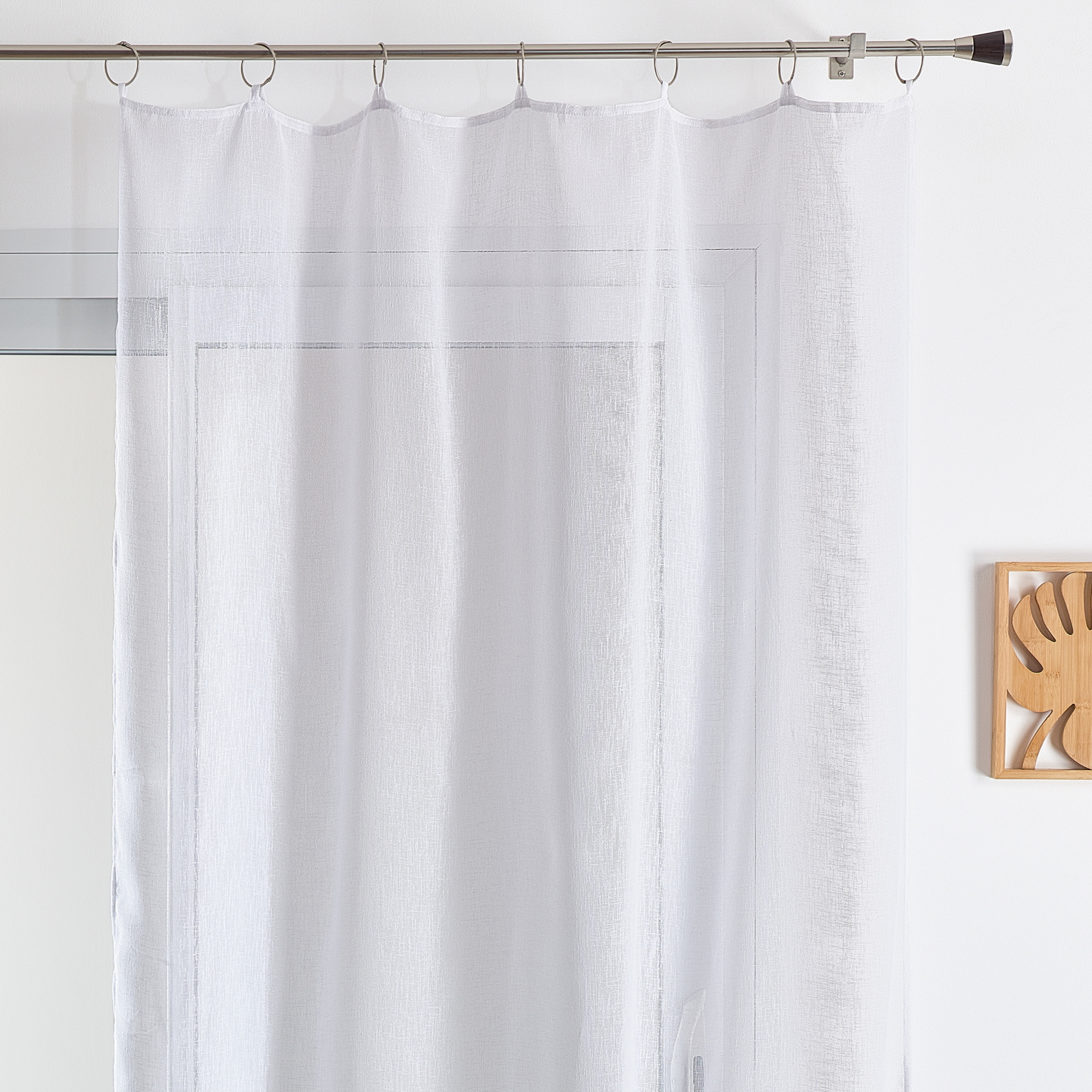 Voilage uni à anneaux — vue 4