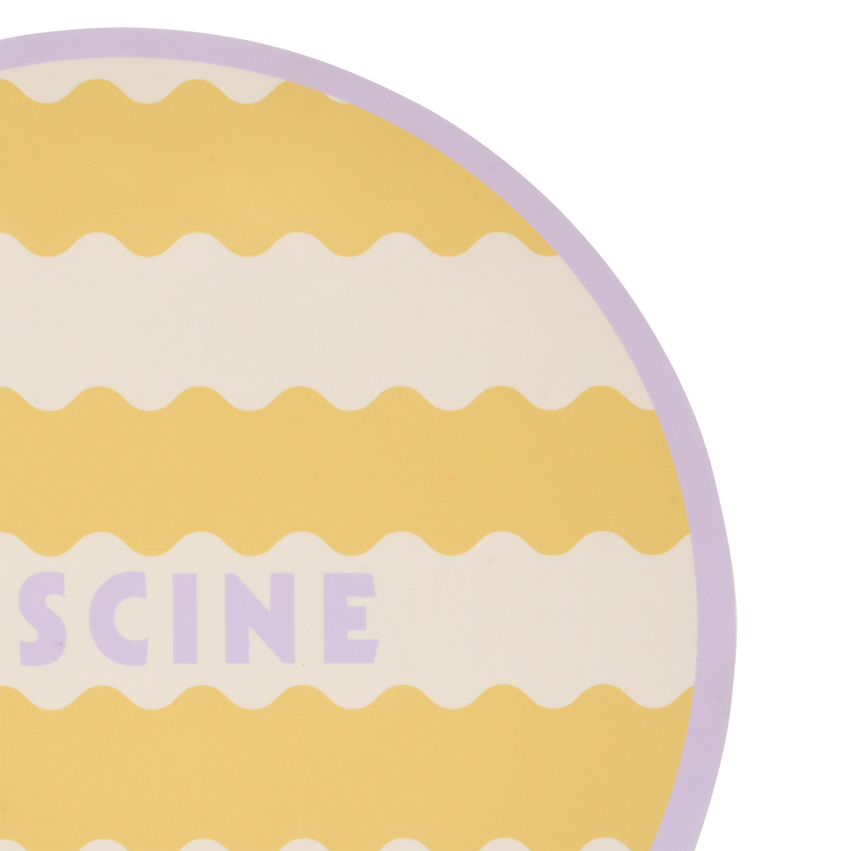 Set de table rond piscine — vue 3