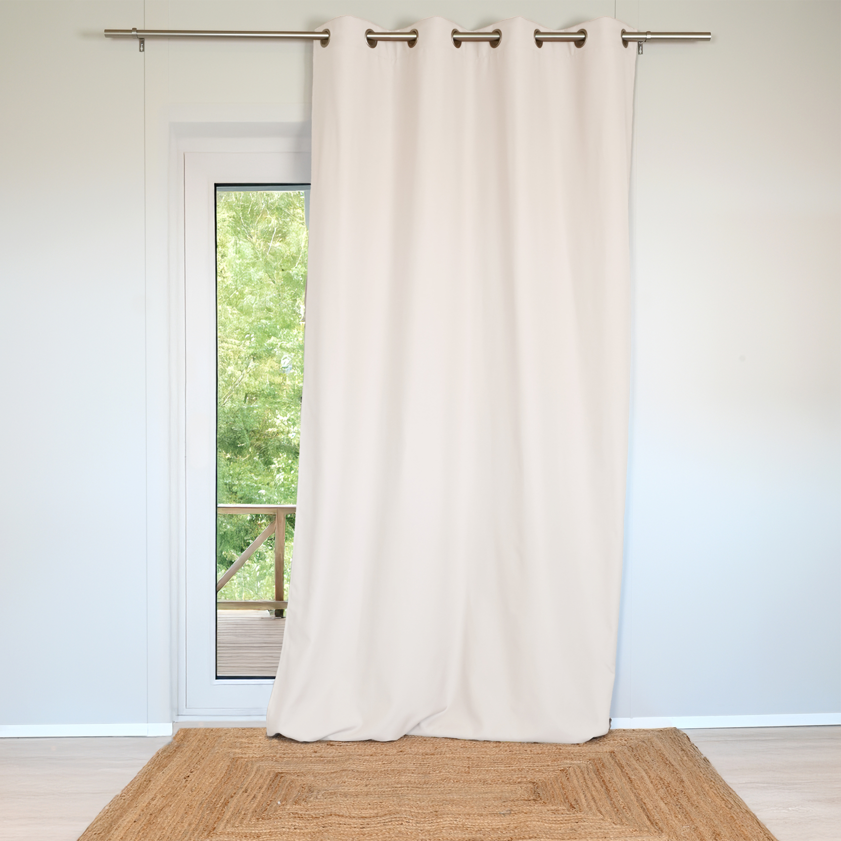 Rideau ignifugé M1 non feu  à œillets — vue 4