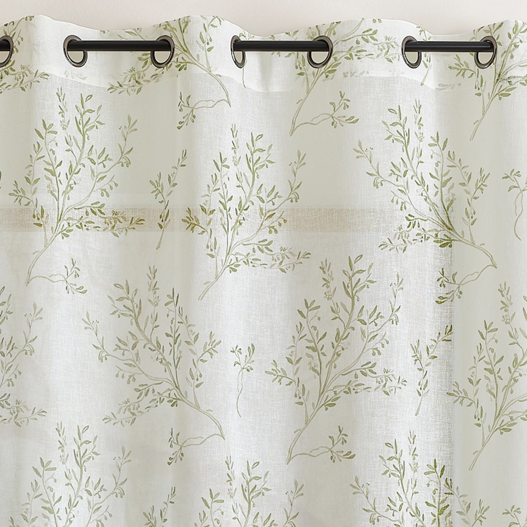 Voilage impression feuillage poétique — vue 6