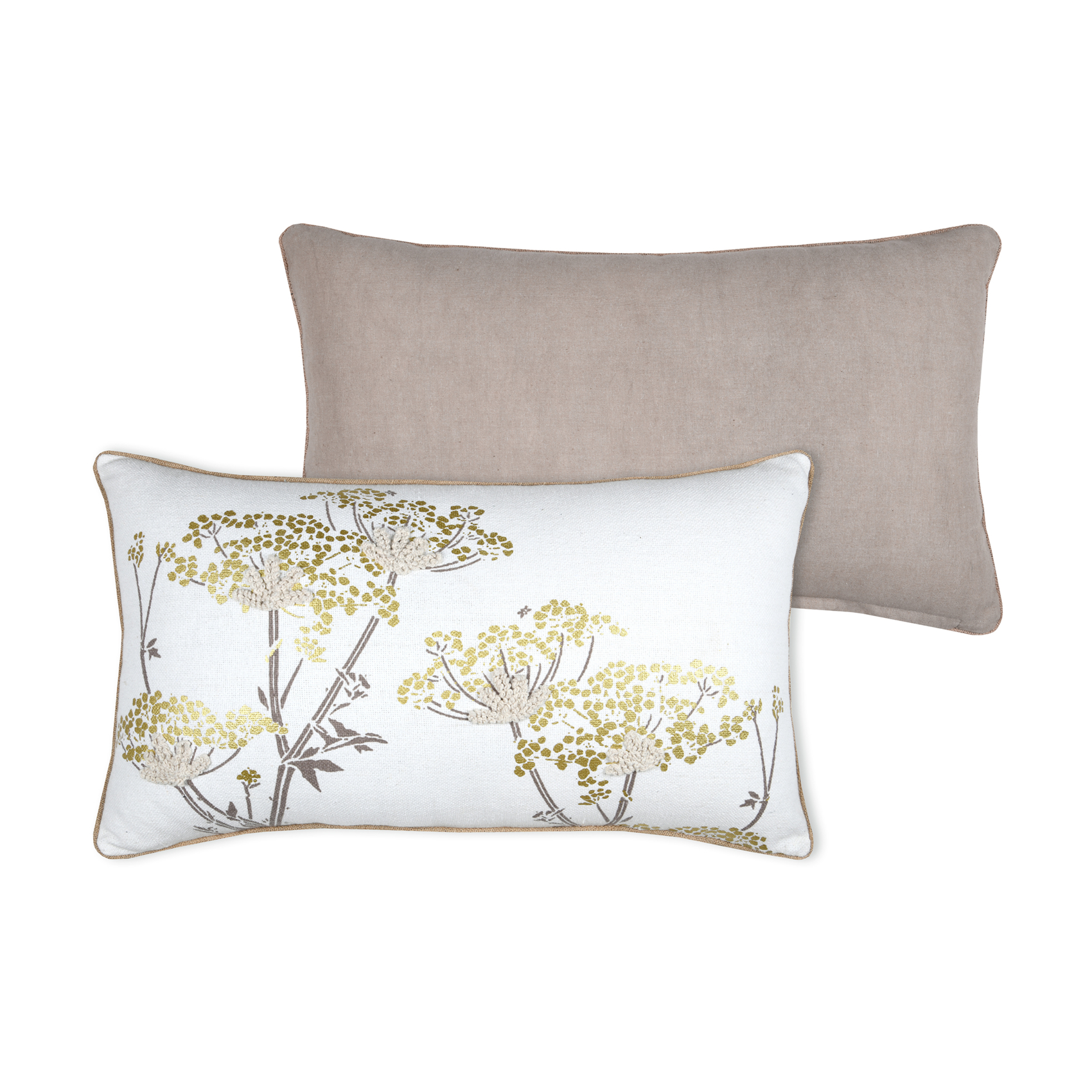 Coussin  feuillage doré — vue 3