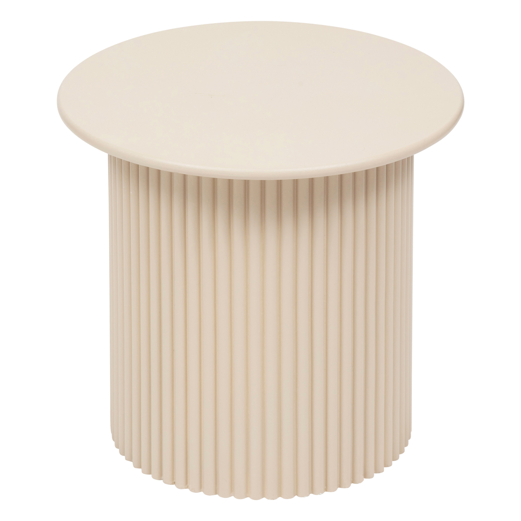 Lot de 2 tables gigognes en bois cannelés — vue 6