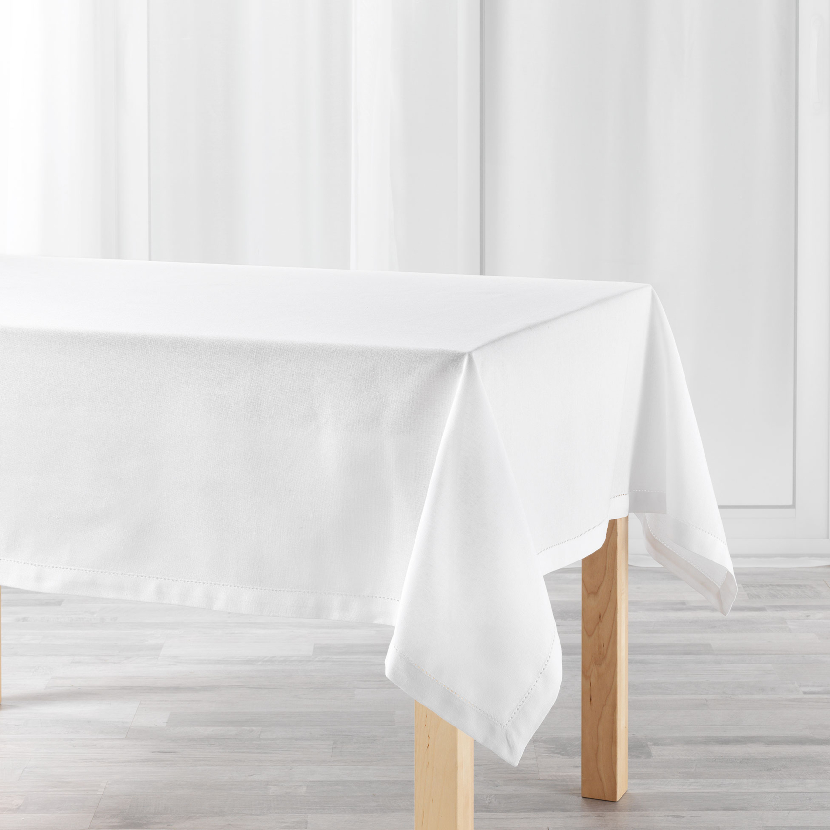 Nappe rectangulaire en coton uni