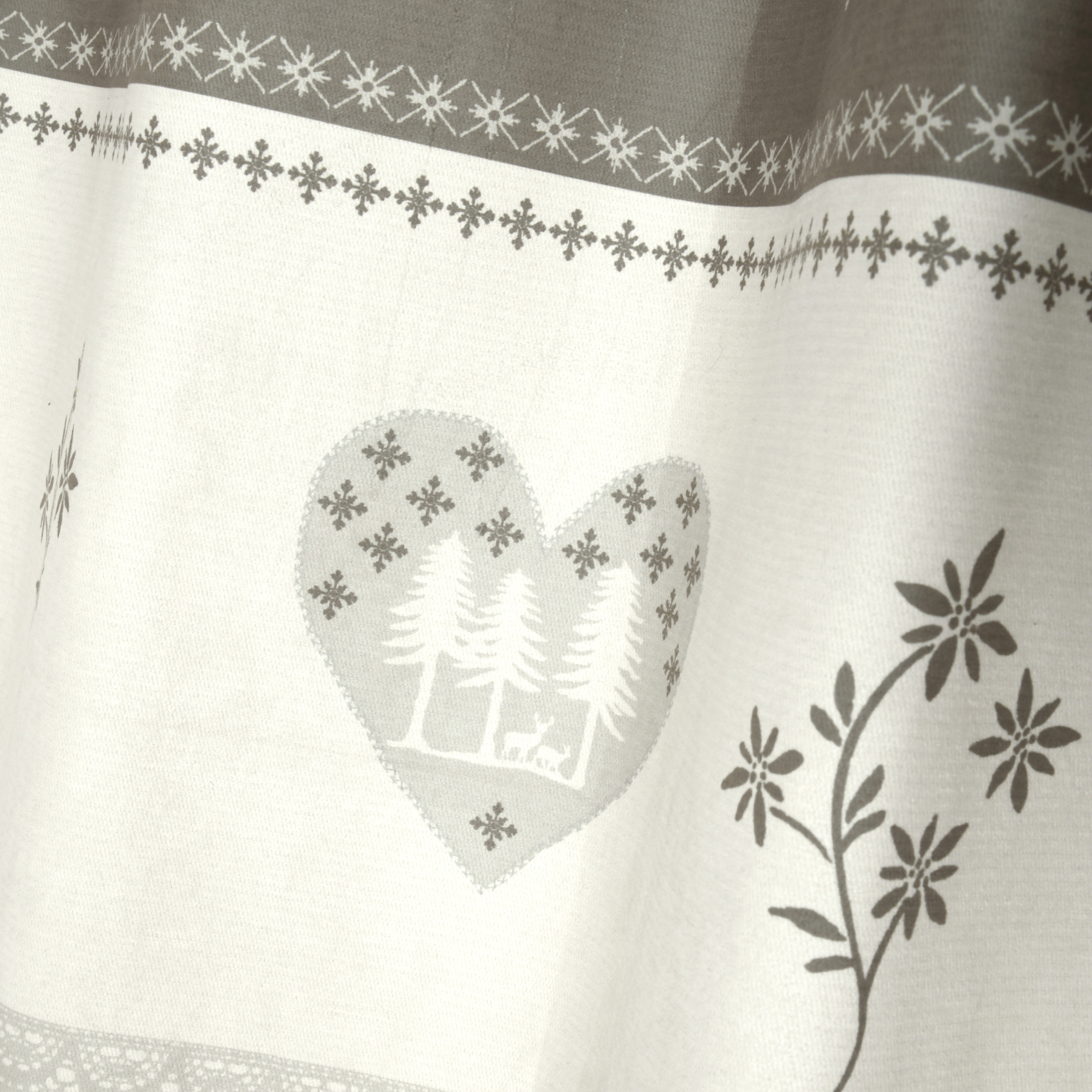 Rideau montagnard déco chalet — vue 3