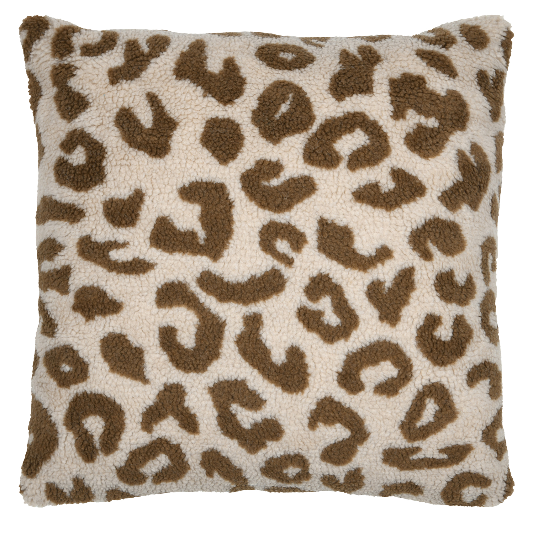 Coussin imprimé léopard