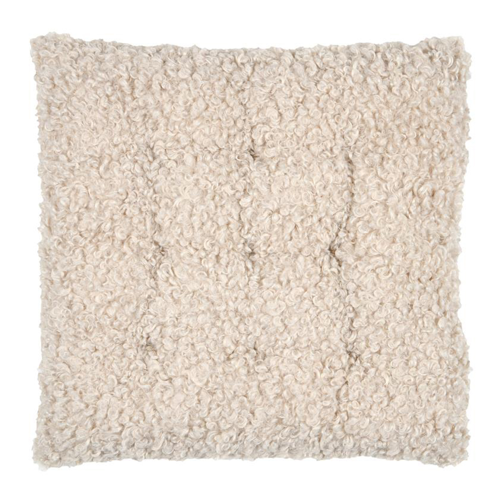 Coussin de chaise carré bouclette