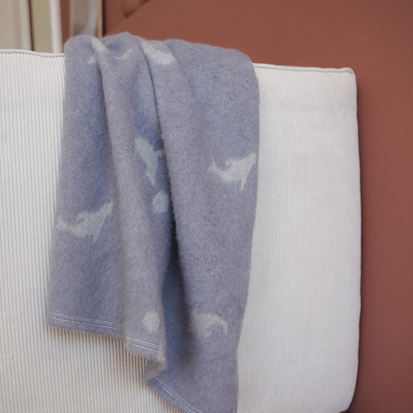 Couverture chaude pour enfant motif animaux marins — vue 3