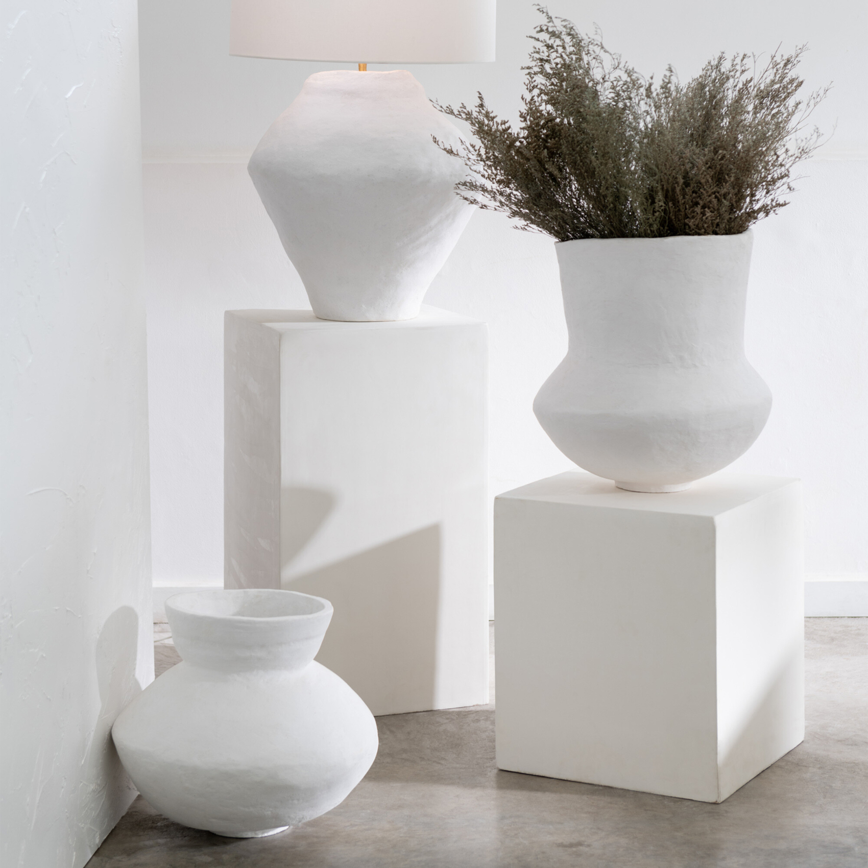Vase décoratif en papier mâché — vue 3