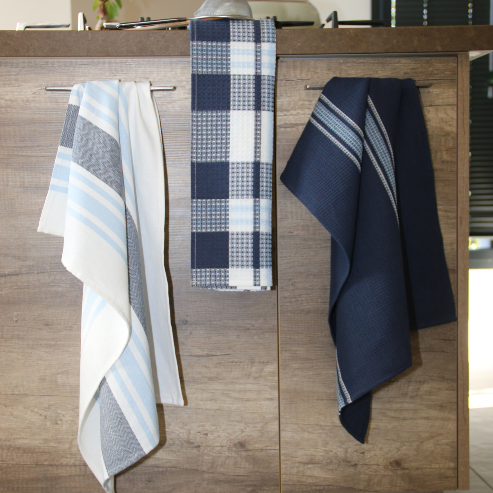 Set de 3 torchons cuisine  coton 50x70 cm — vue 4