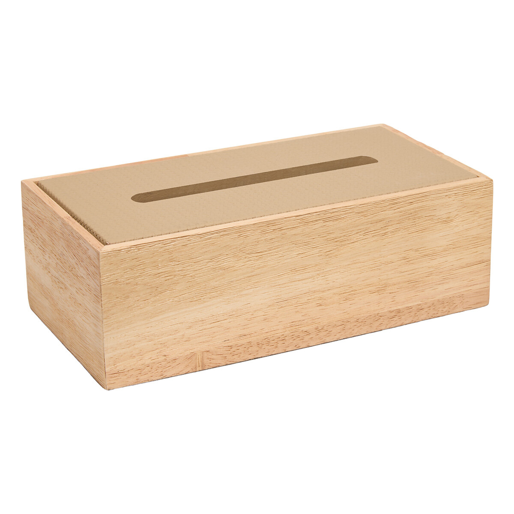 Boîte à mouchoirs en bois avec couvercle