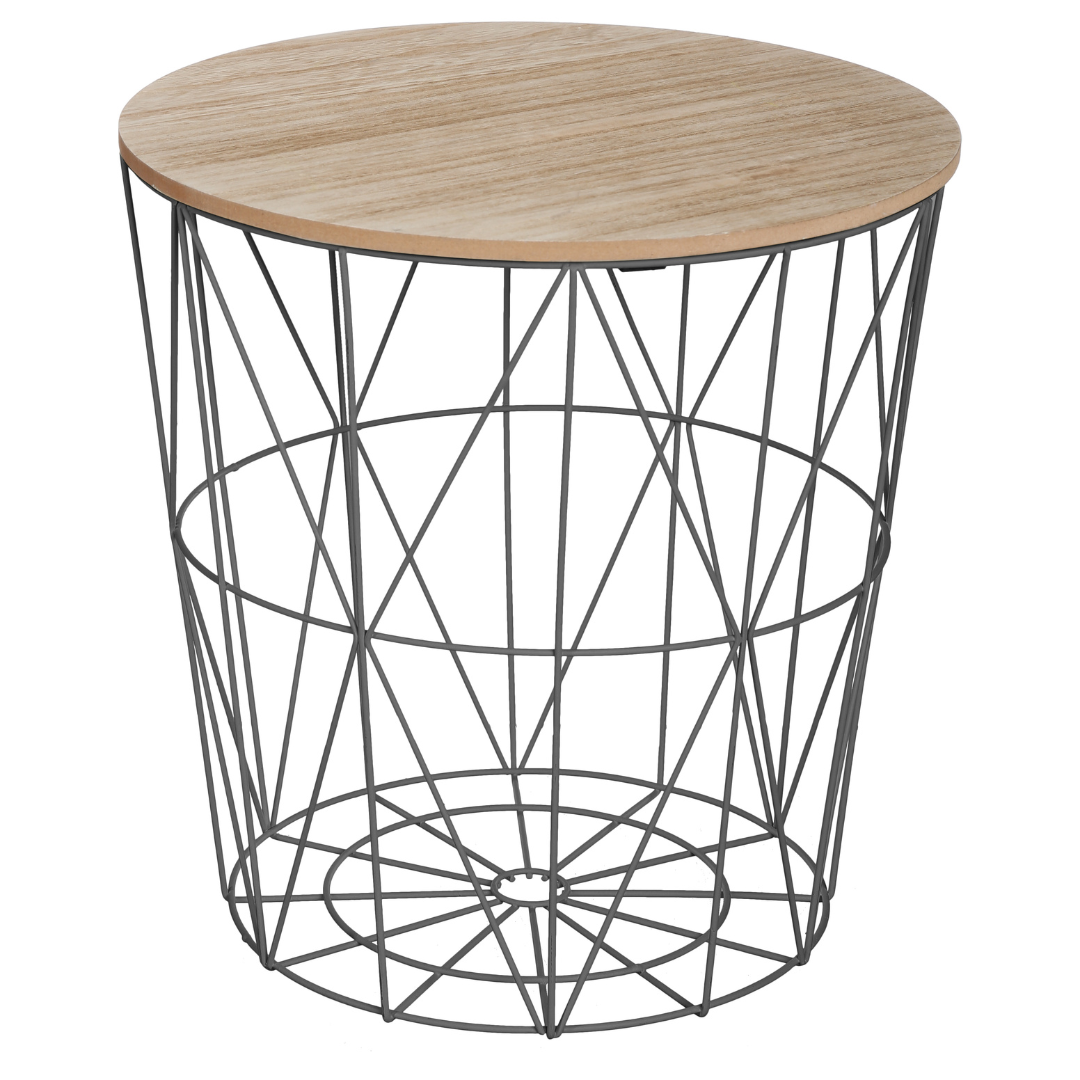 Table à café en métal ajouré — vue 4