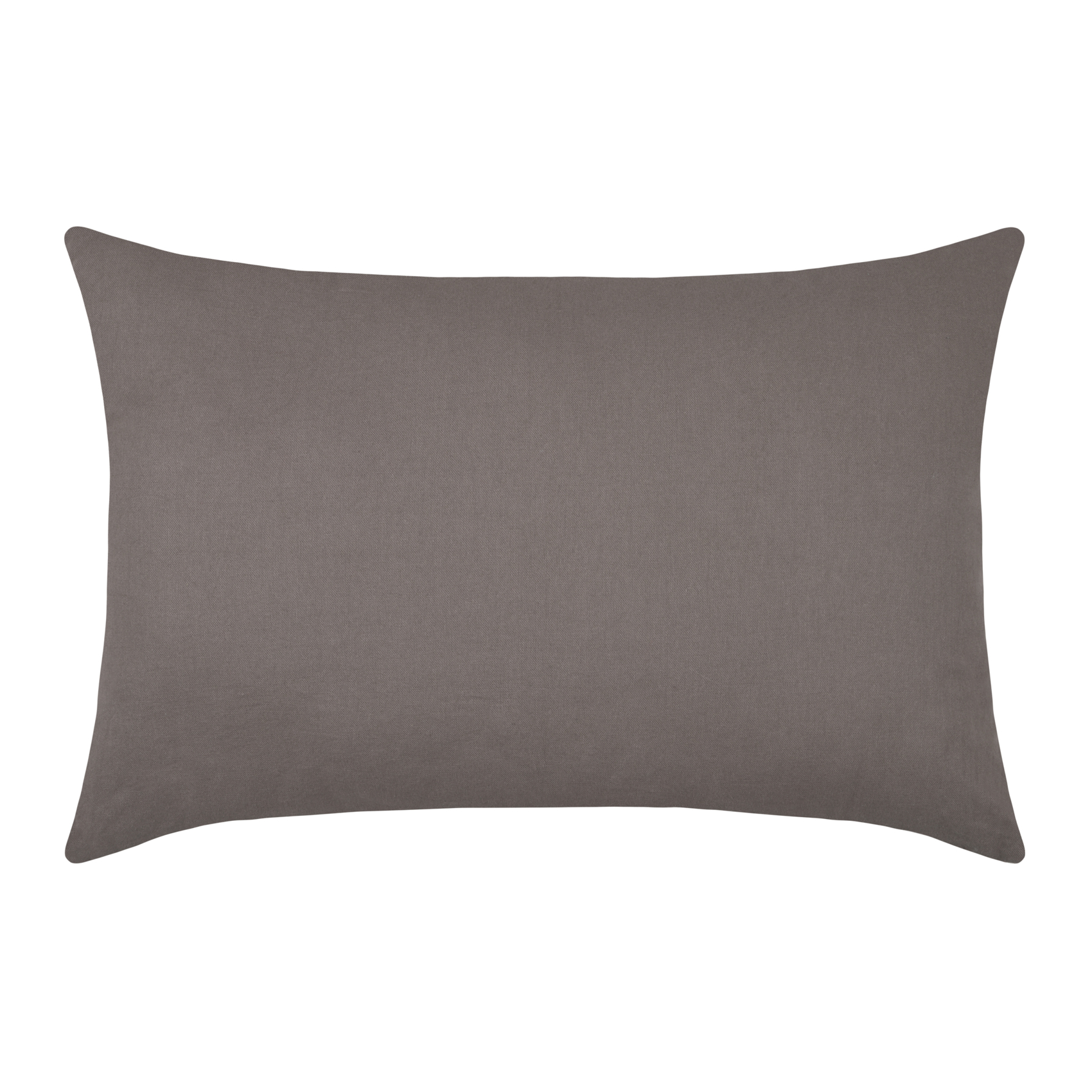 Coussin rectangulaire à carreaux et sapins brodés — vue 4