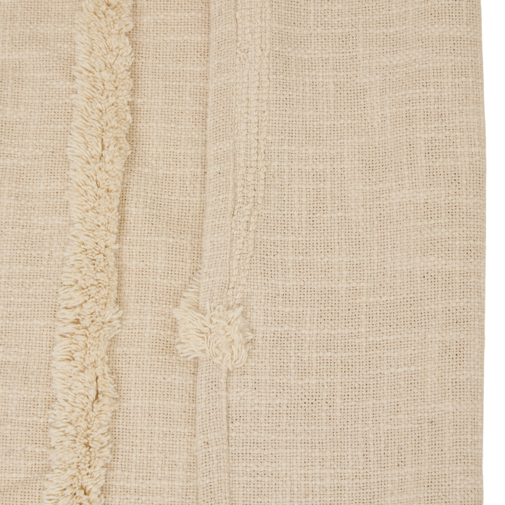 Rideau tamisant en coton tufté à motifs en relief — vue 6