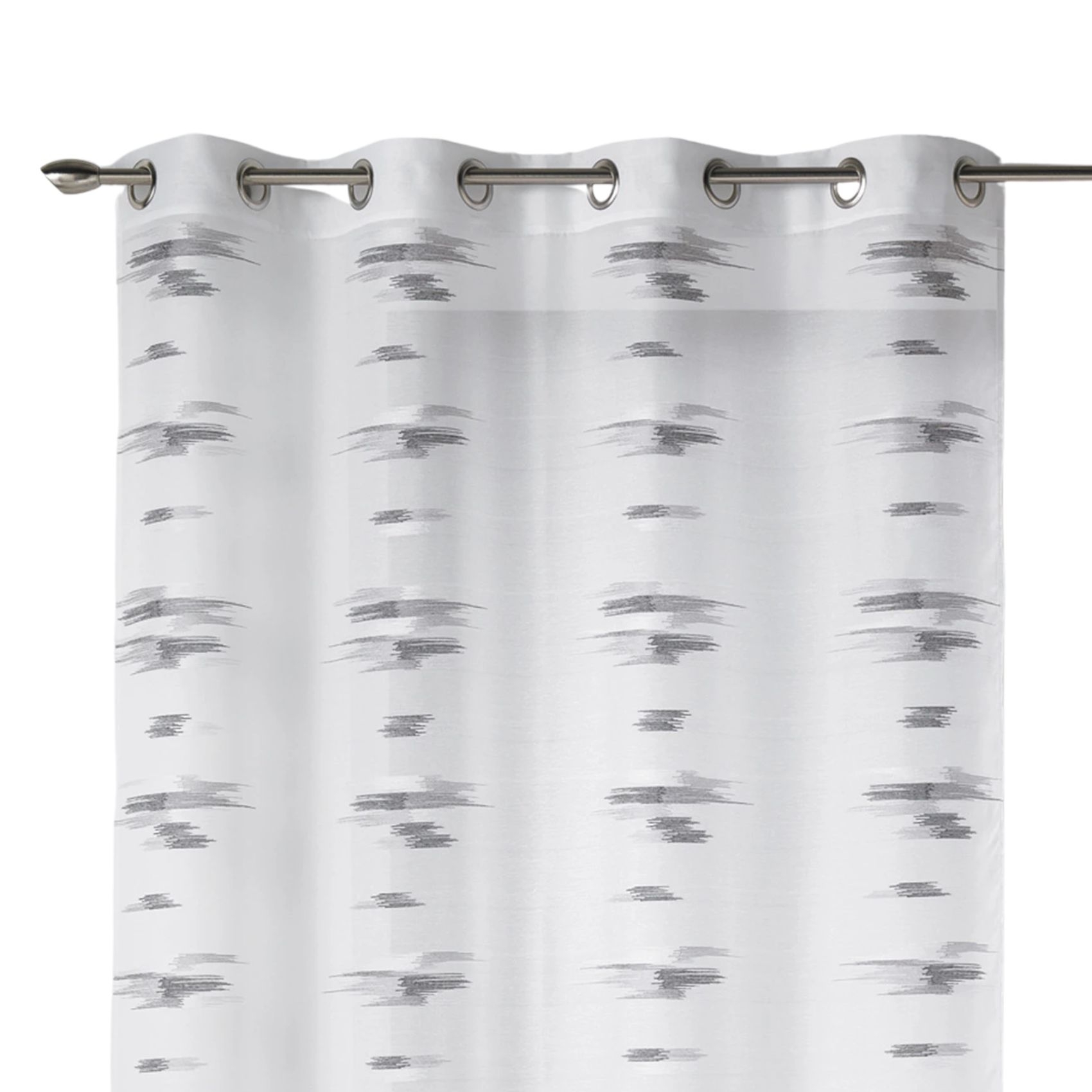 Voilage fluide à motifs abstraits — vue 3