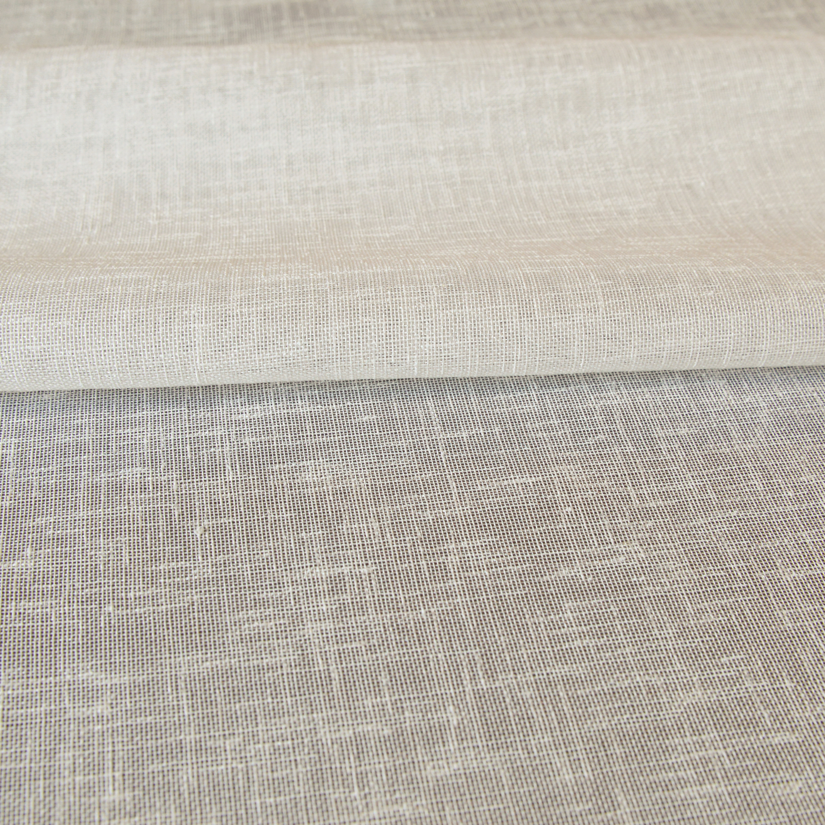 Tissu plombé effet lin — vue 5