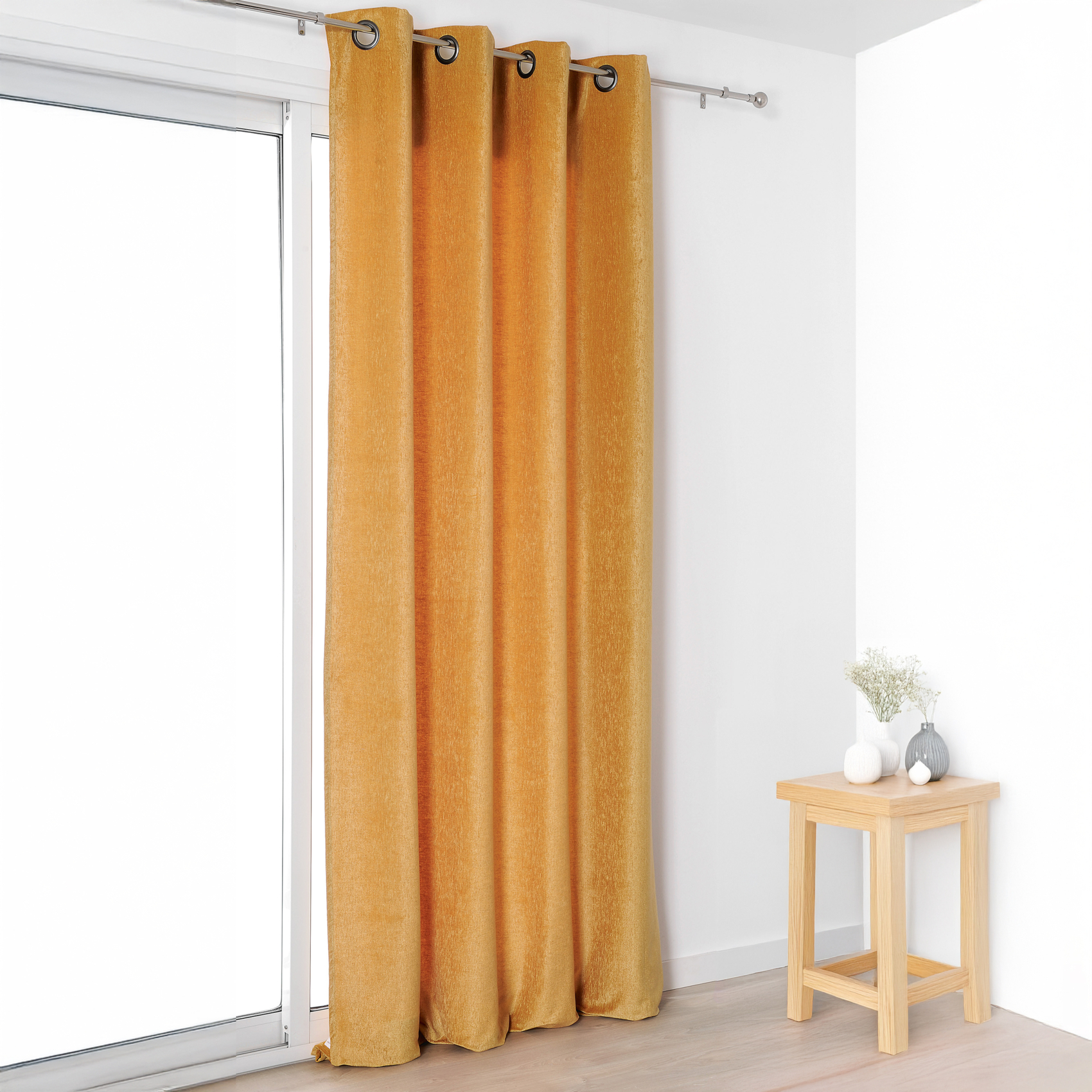 Rideau effet velours velouté uni — vue 4