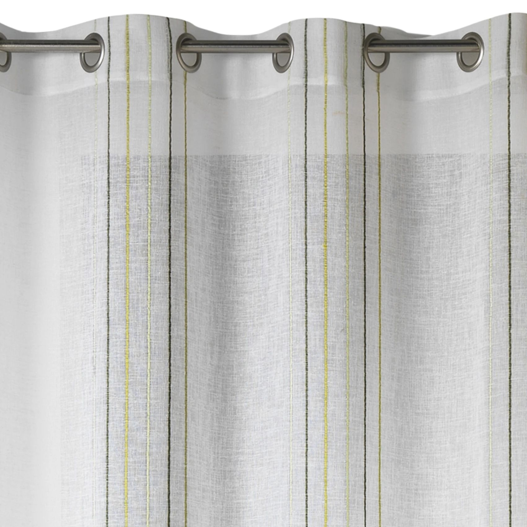 Voilage Design en Etamine à Rayures Verticales — vue 3