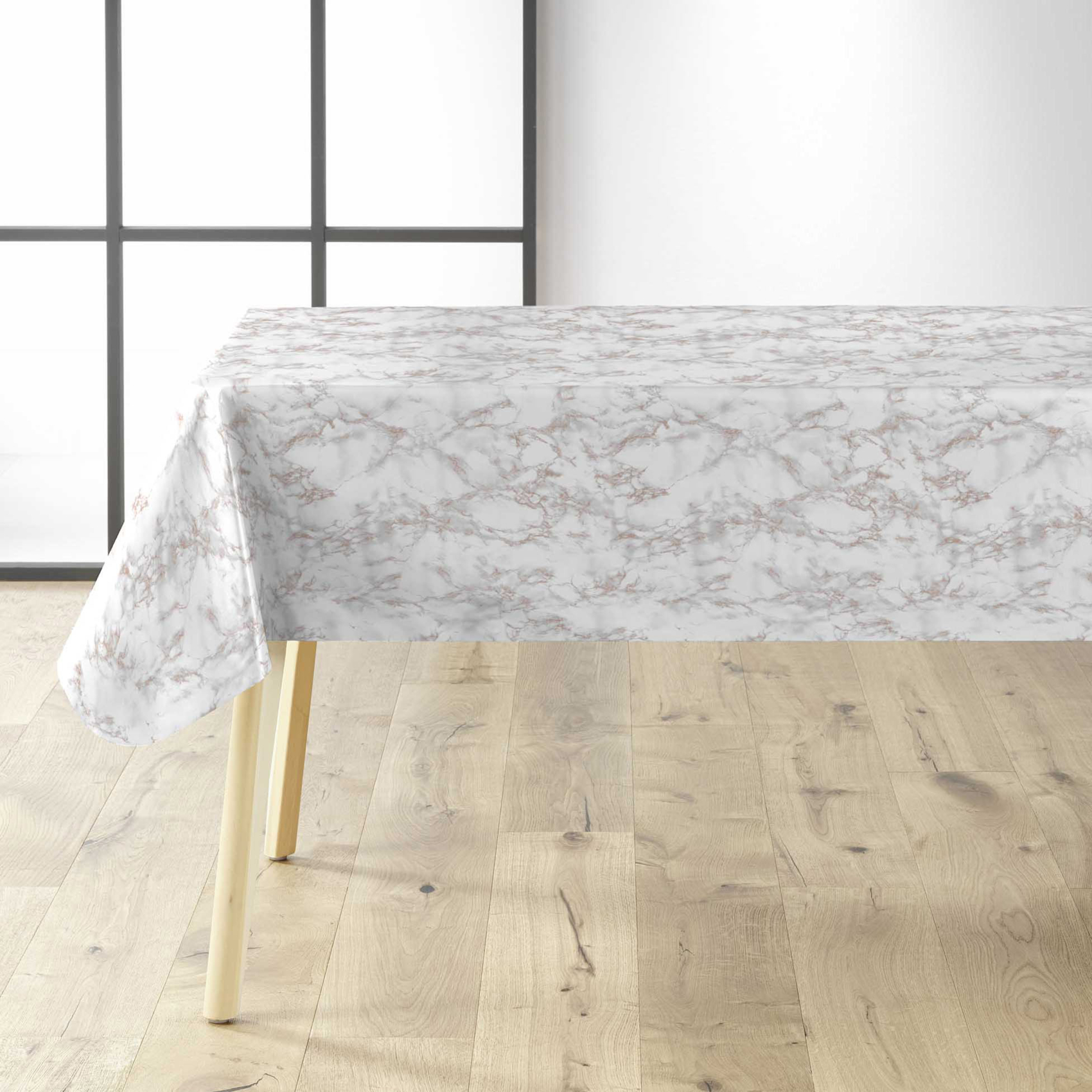 Toile cirée effet marbre métallisé sur mesure — vue 5