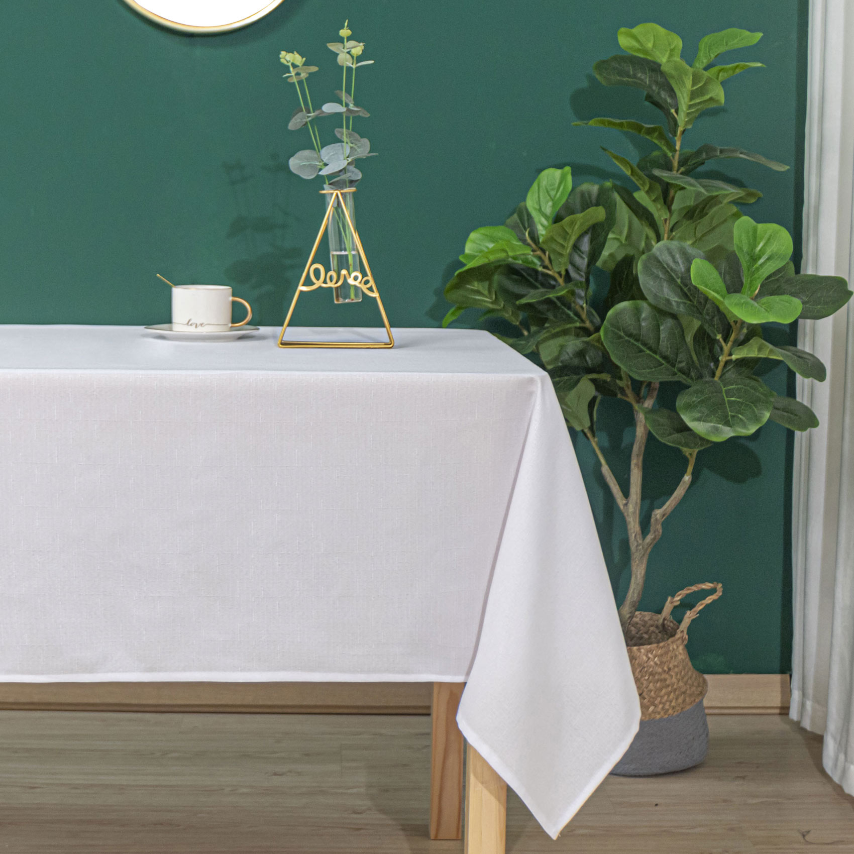 Nappe anti tâches et infroissable à effet chiné — vue 5