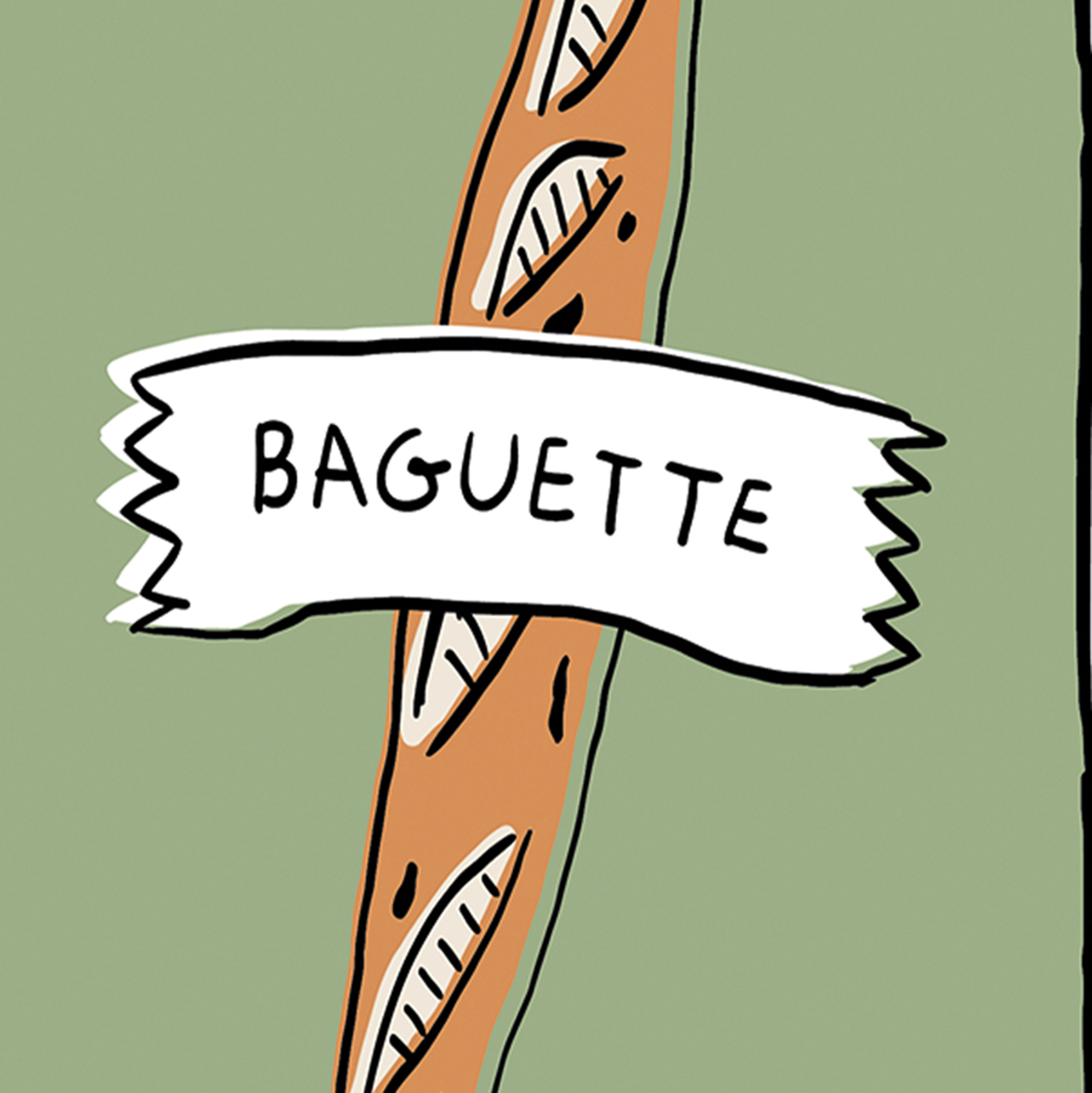 Lot de 15 serviettes en papier baguette — vue 4