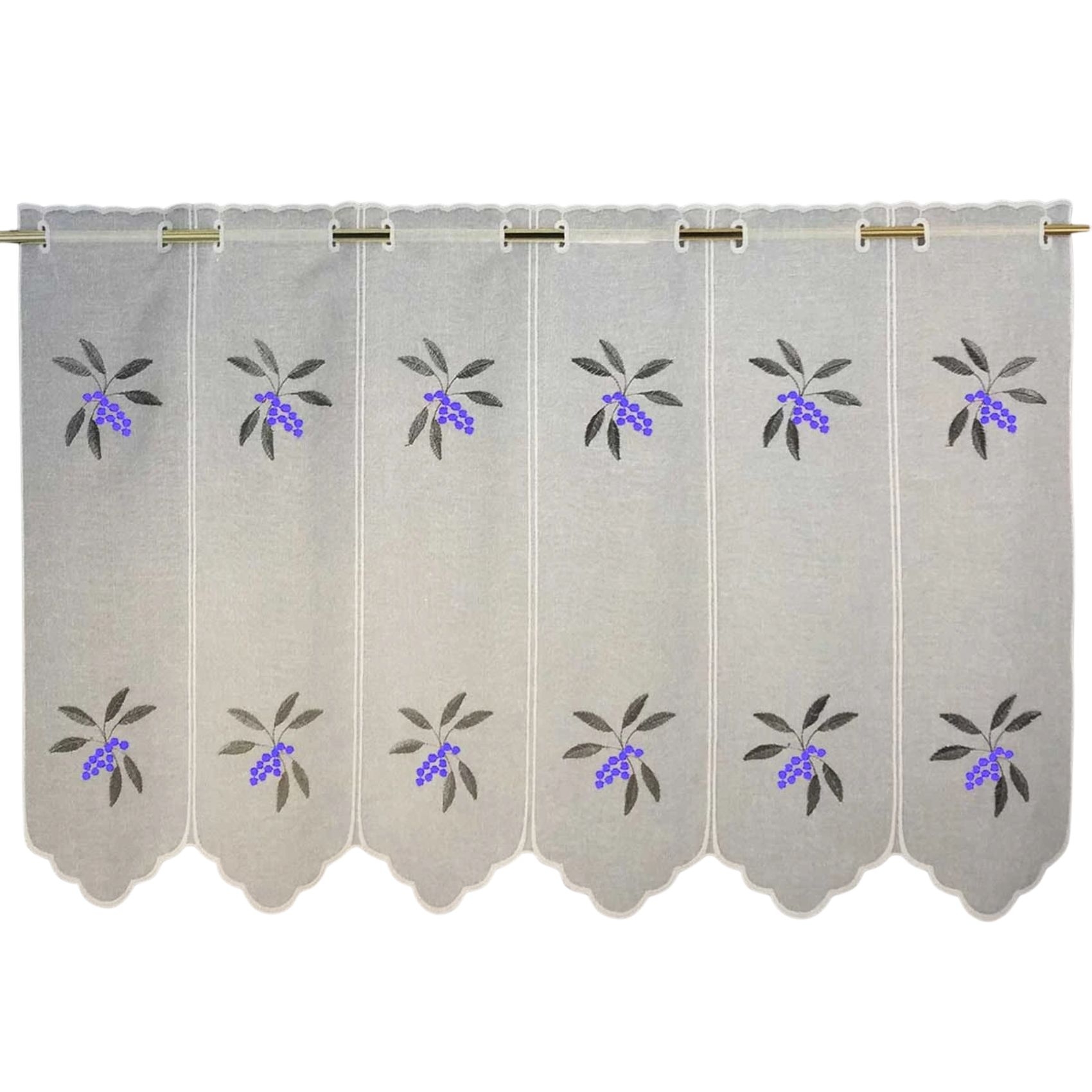 Brise bise brodé baie colorée — vue 3