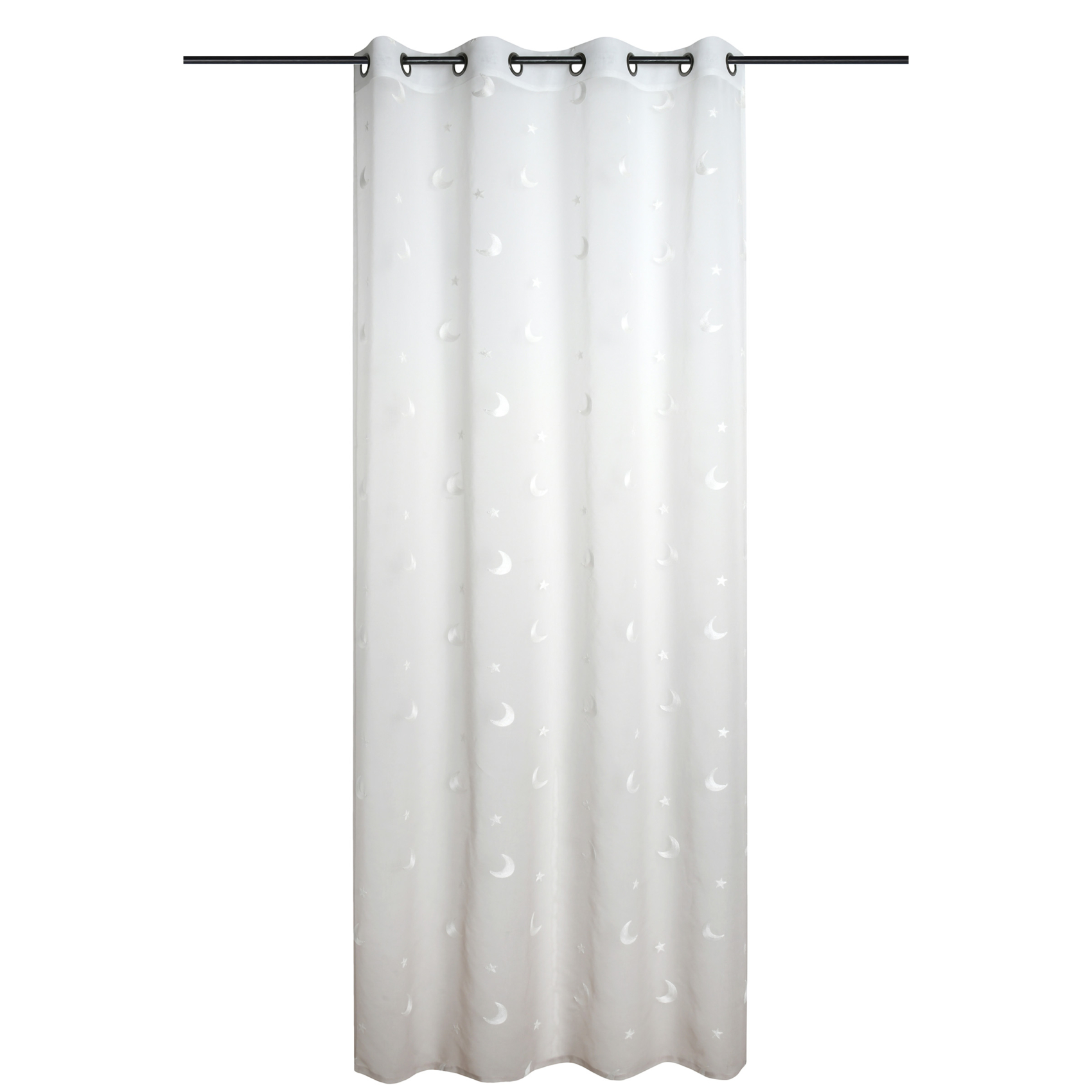 Voilage enfant brodé étoiles et lunes — vue 4