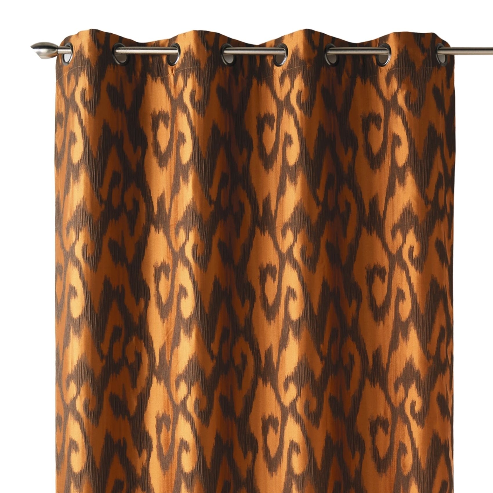 Rideau tamisant en jacquard motifs baroques — vue 6