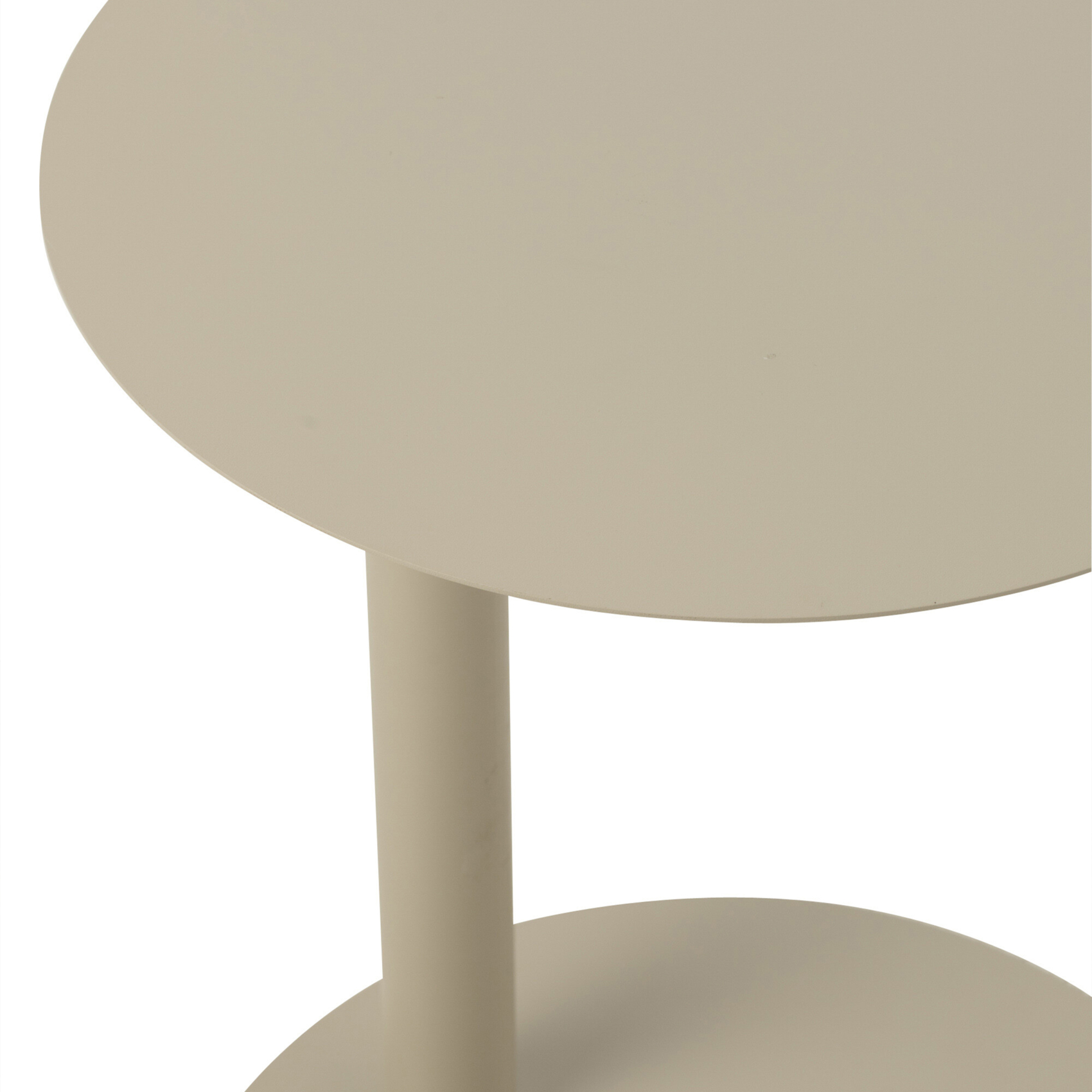 Table d’appoint ronde en métal — vue 3
