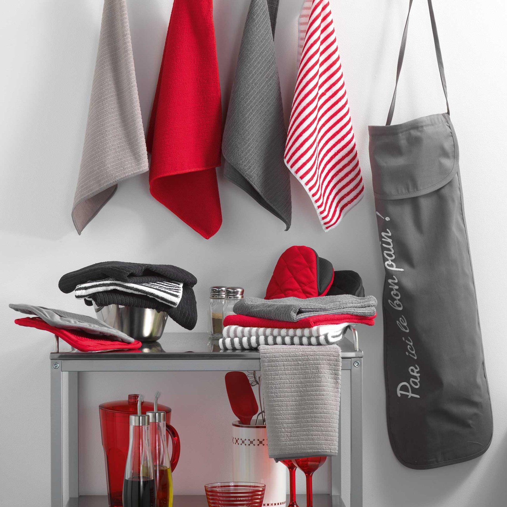 Lot de 3 torchons de cuisine en microfibre ultra-absorbants — vue 4