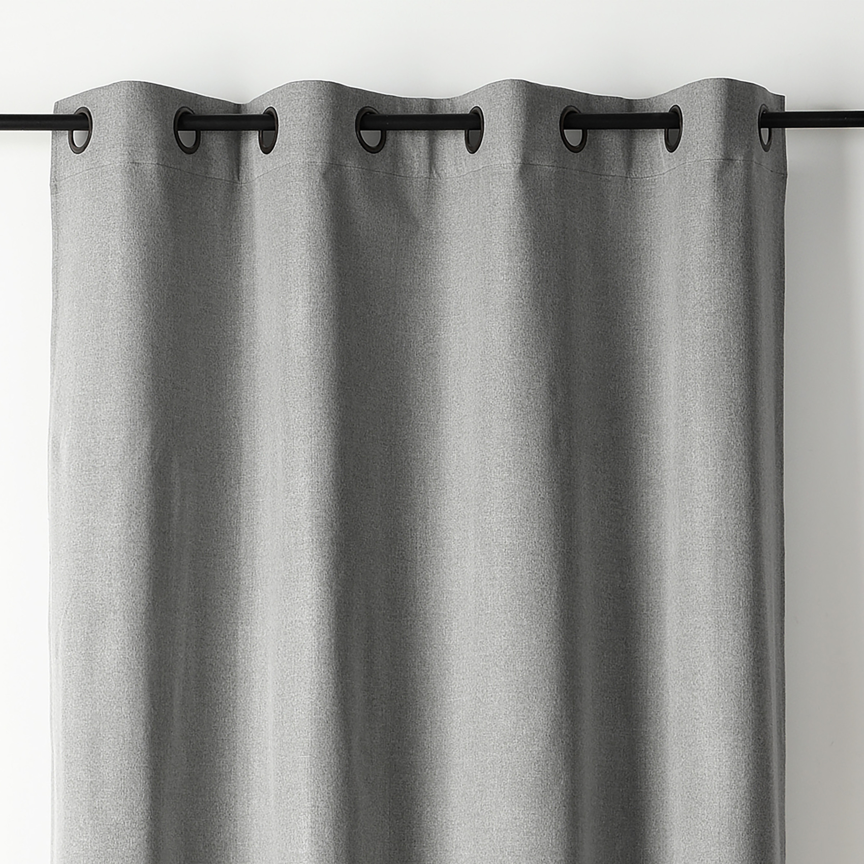 Rideau occultant chiné à oeillets — vue 4