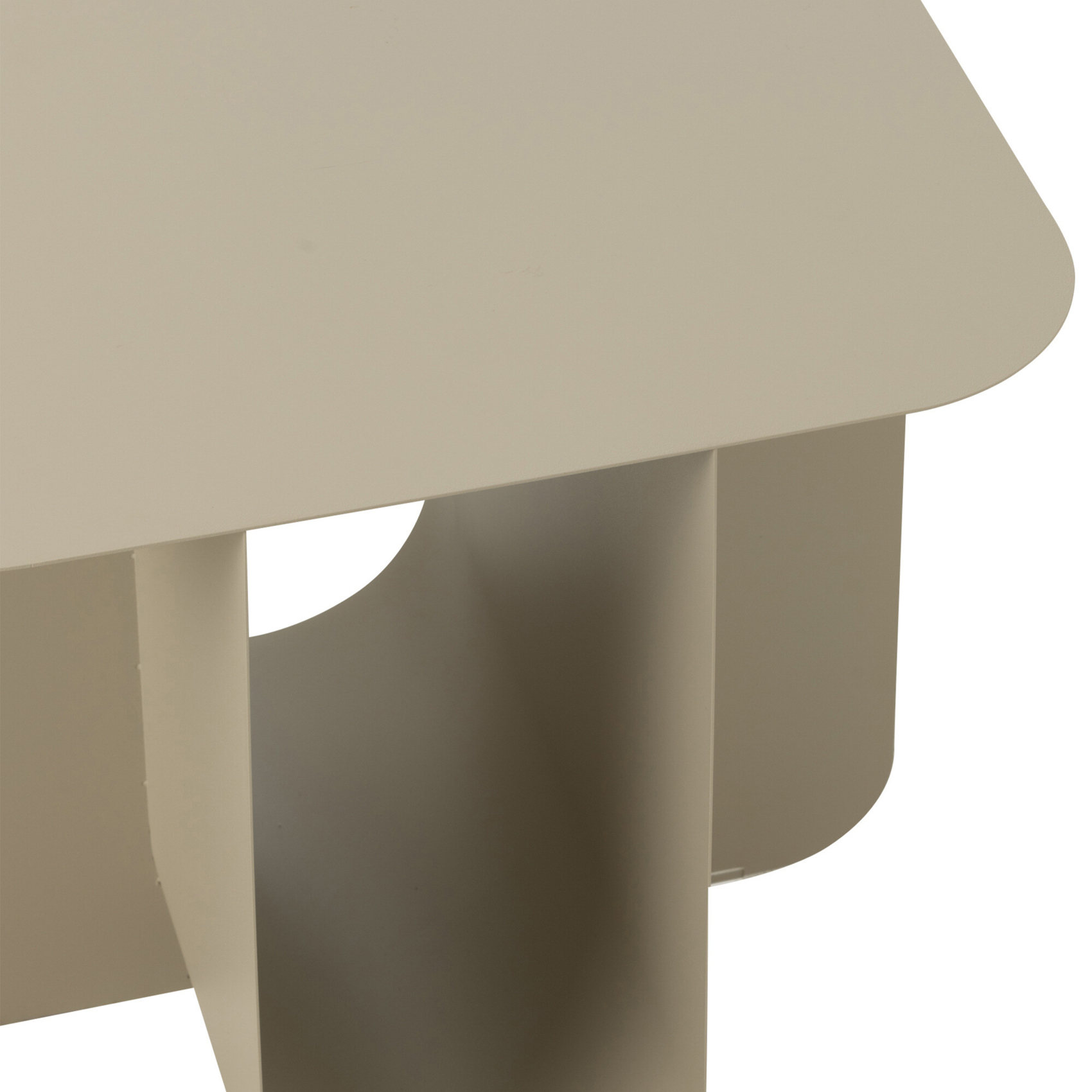 Table basse design contemporain en métal — vue 5