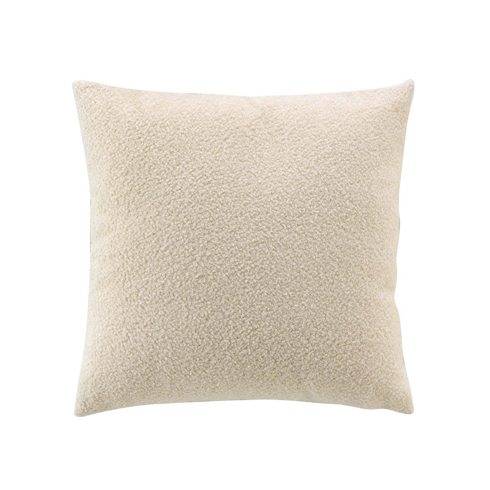 Coussin déhoussable en bouclette unie — vue 5