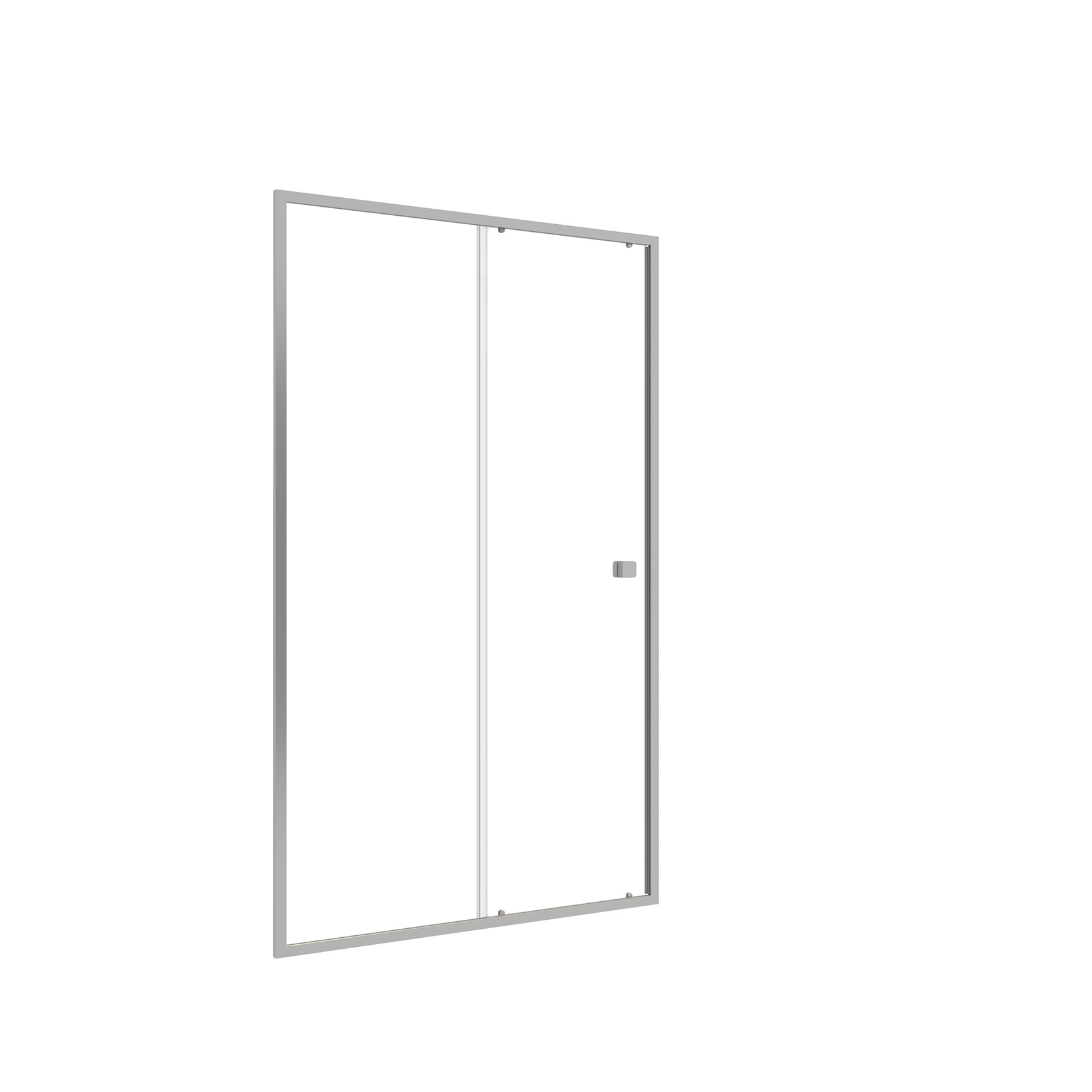 Porte de douche coulissante extensible minimaliste