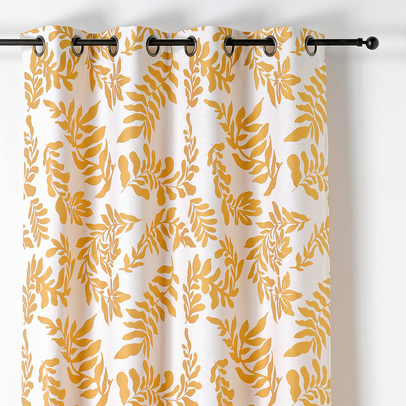 Rideau à Oeillets Feuillage Style Henri Matisse — vue 3