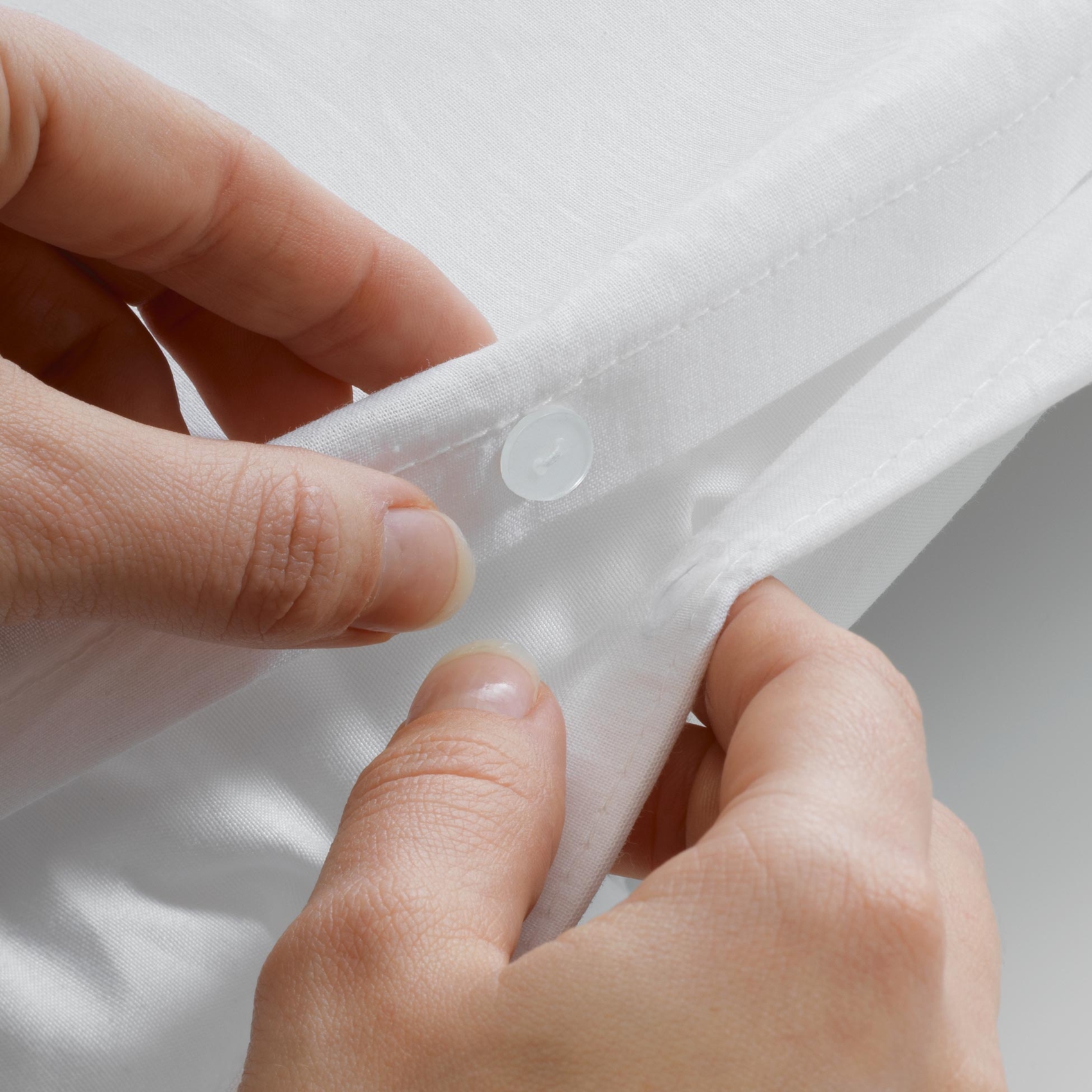 Parure de lit en microfibre flanelle motif fines rayures — vue 5