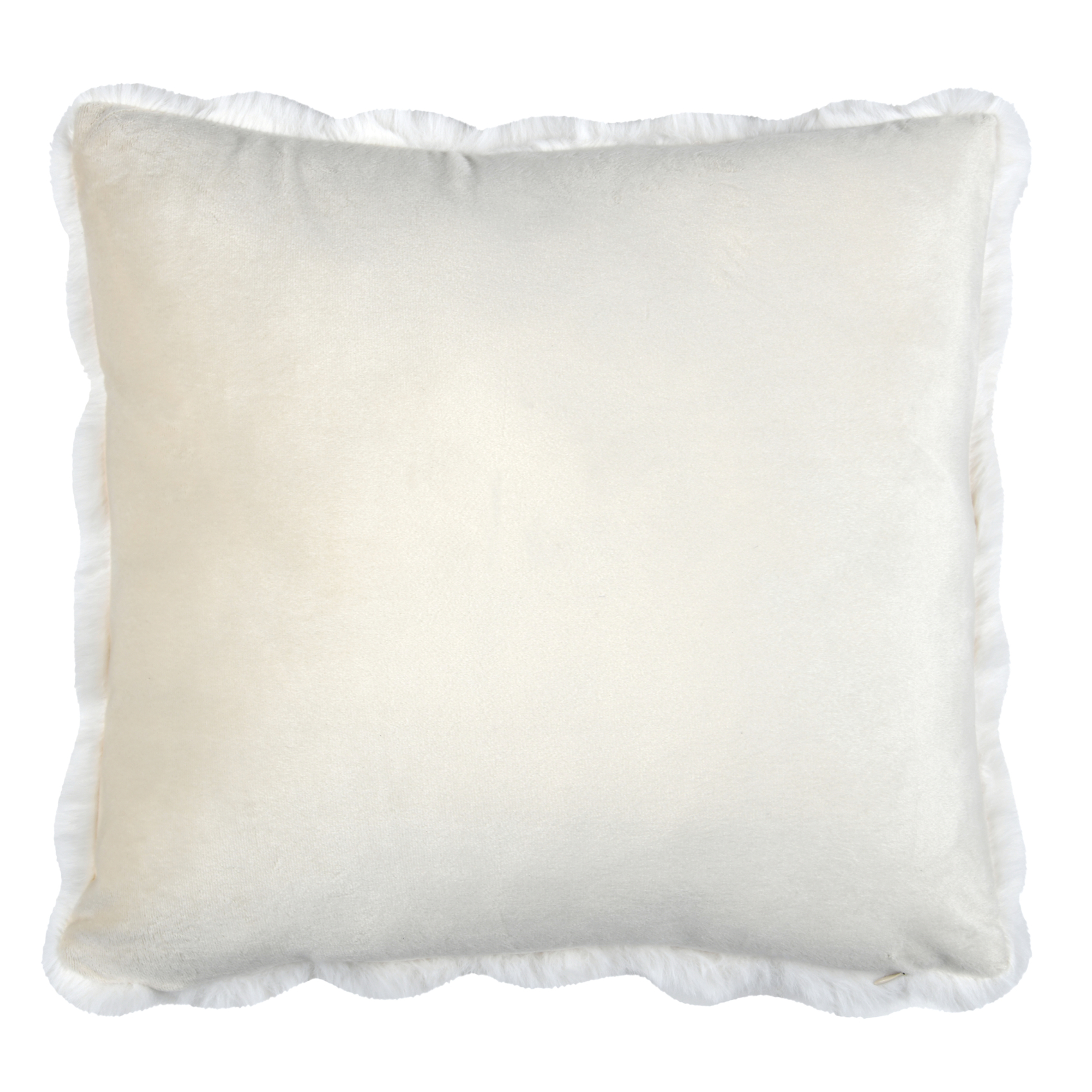 Coussin déhoussable imitation fourrure — vue 3