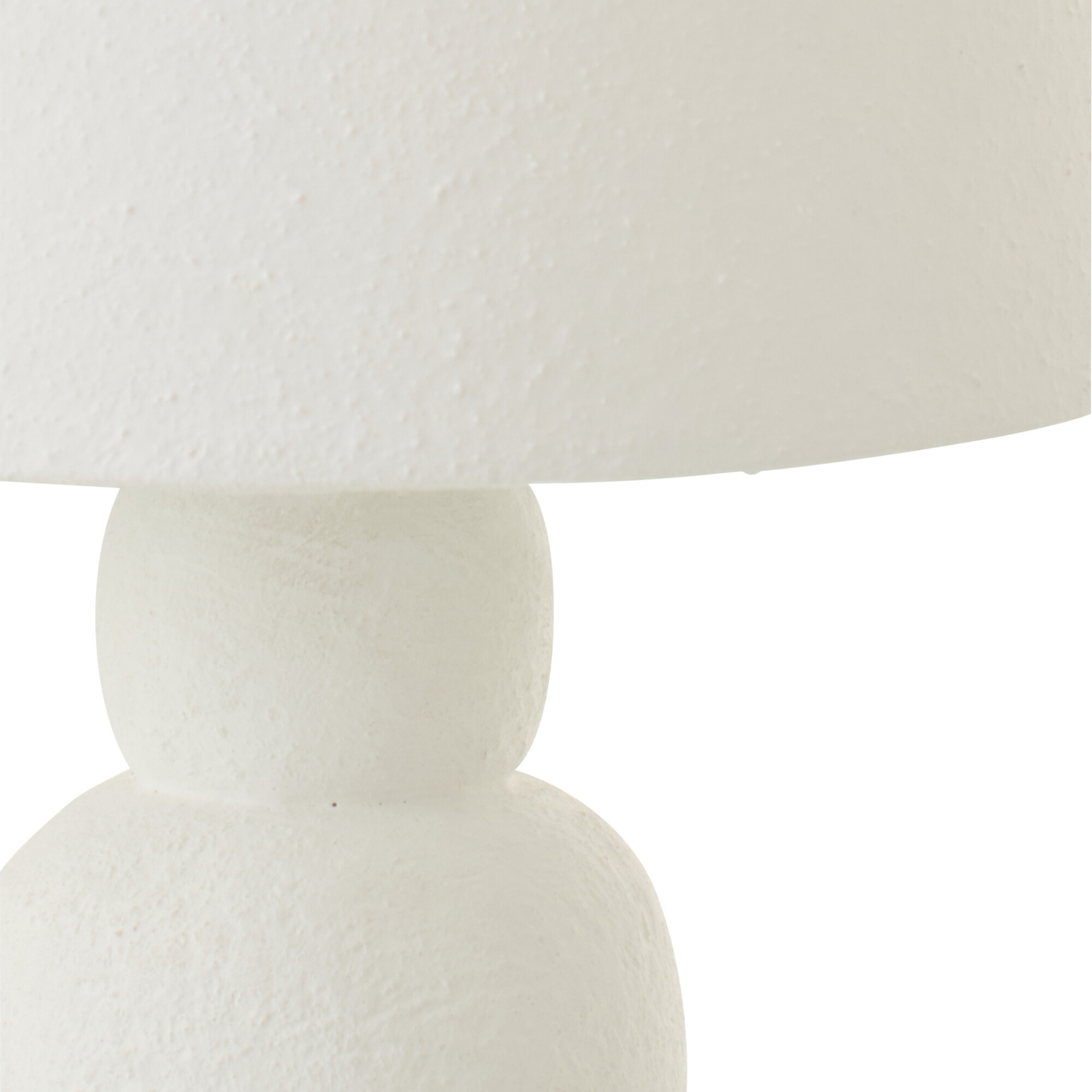 Lampe à poser en poterie arrondie — vue 3