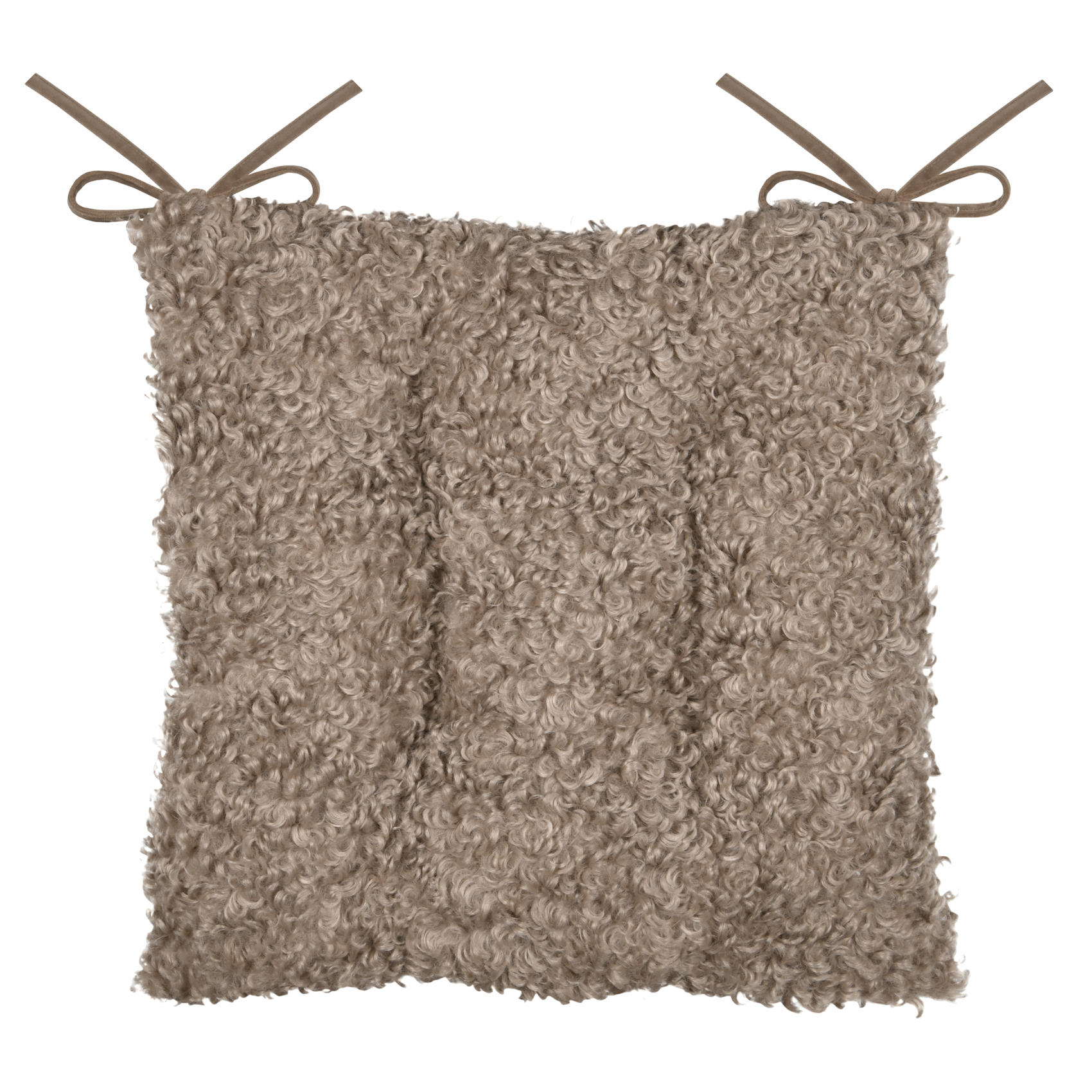 Galette de chaise effet bouclette