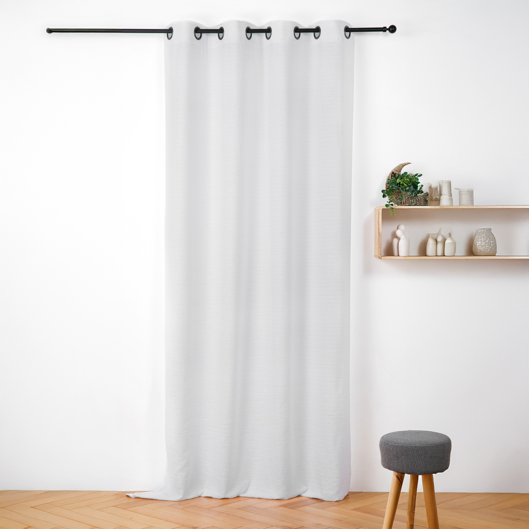 Voilage effet velours chiné