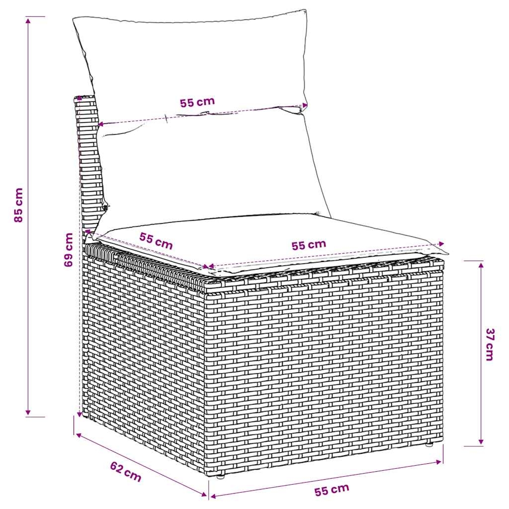 Fauteuil de jardin modulaire avec rangement — vue 4
