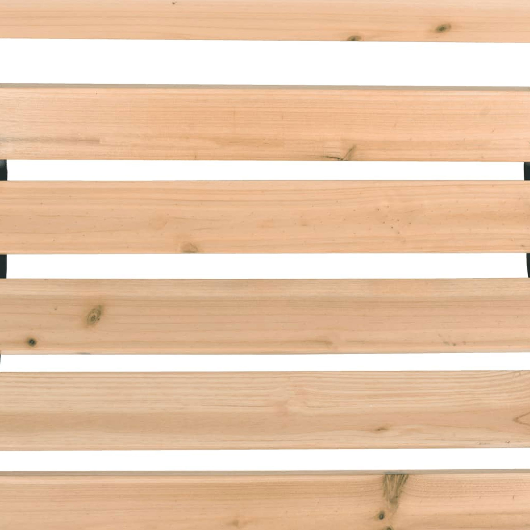 Banc de jardin à motif rose — vue 5