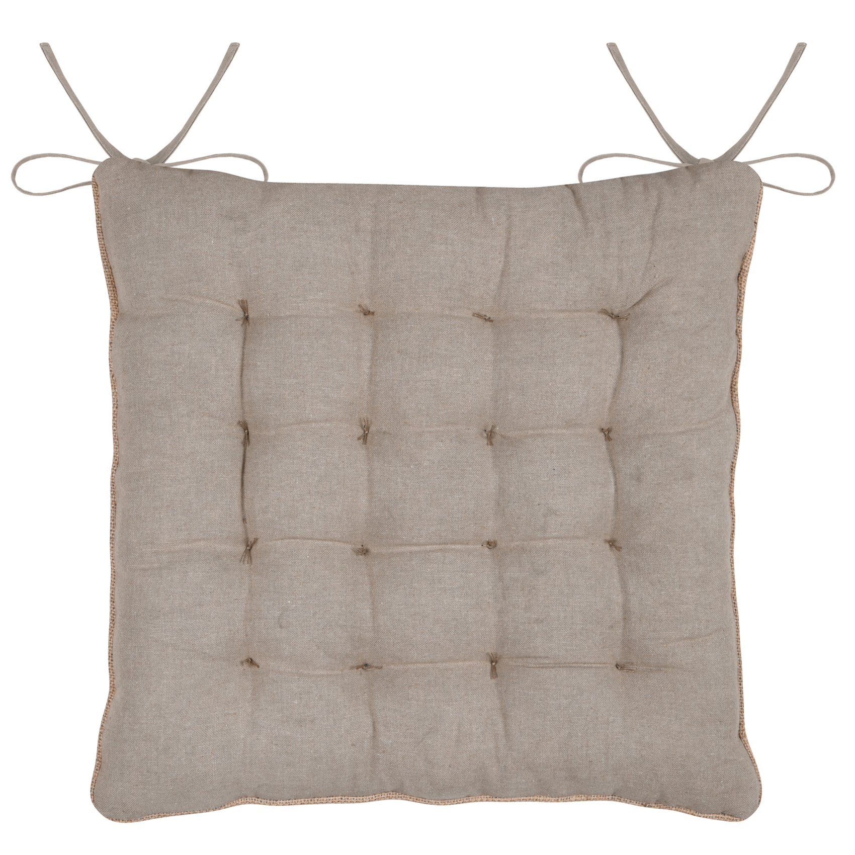 Galette de chaise florale ambiance apaisante — vue 3