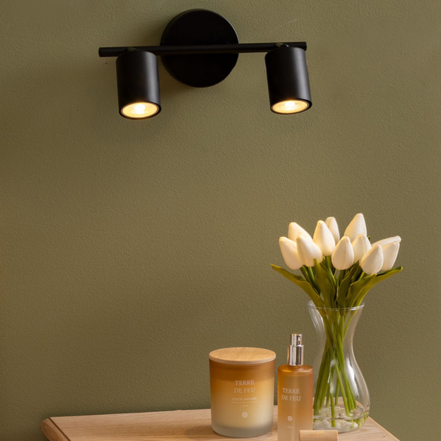 Spot mural double orientable compatible plafond — vue 5