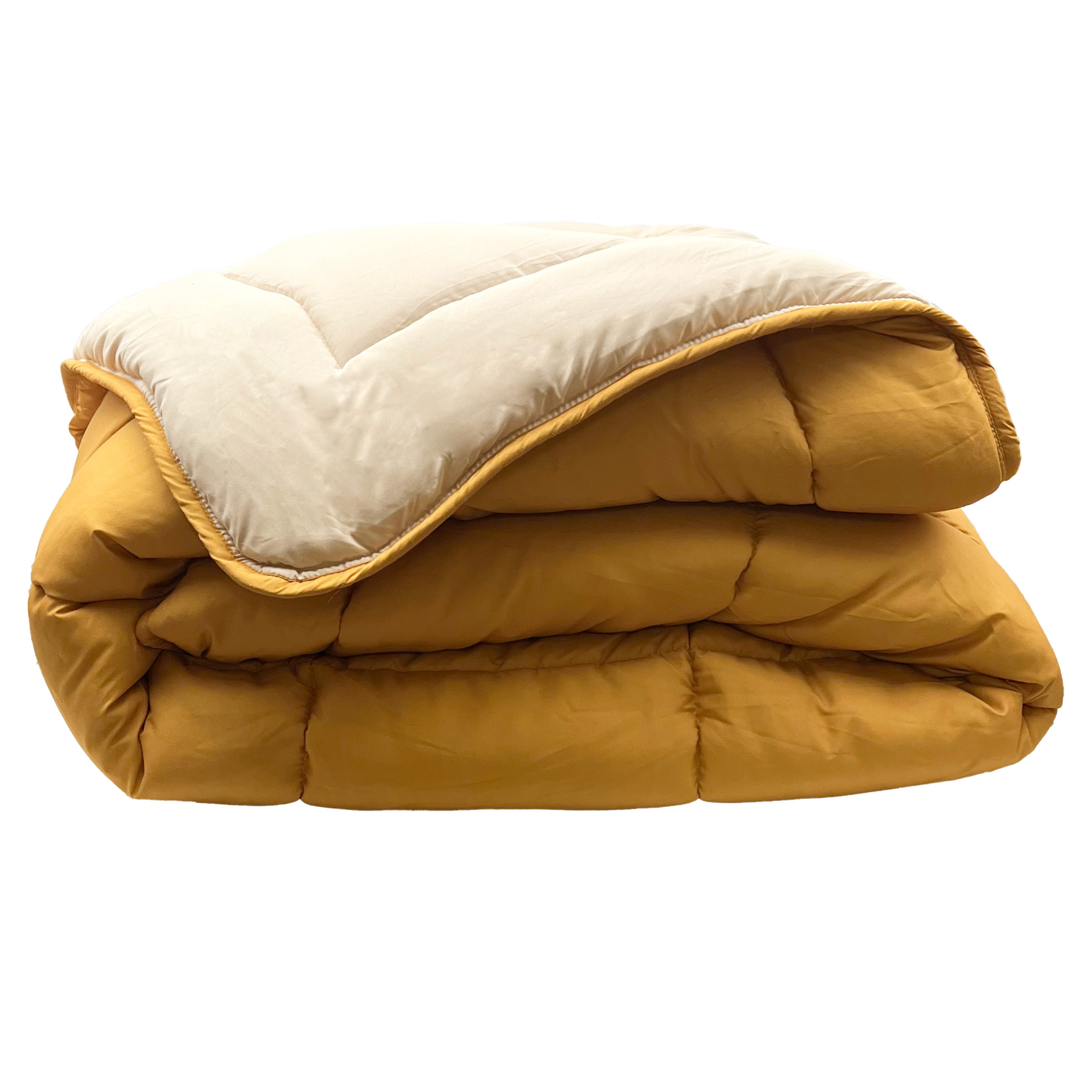 Couette légère réversible bicolore en microfibre 200 gr/m² — vue 6